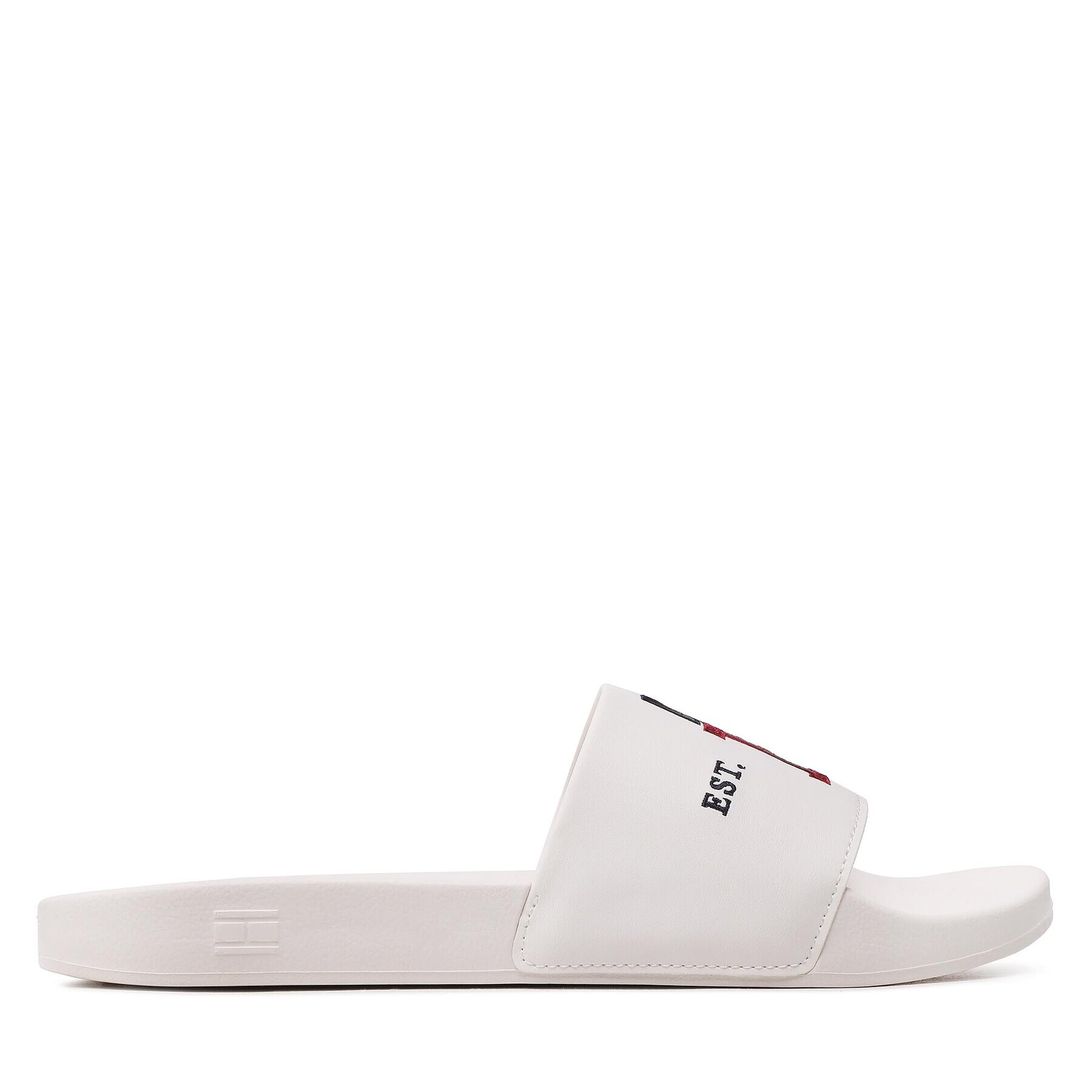 Tommy Hilfiger Чехли Th Embroidery Pool Slide FM0FM04465 Бял - Pepit.bg