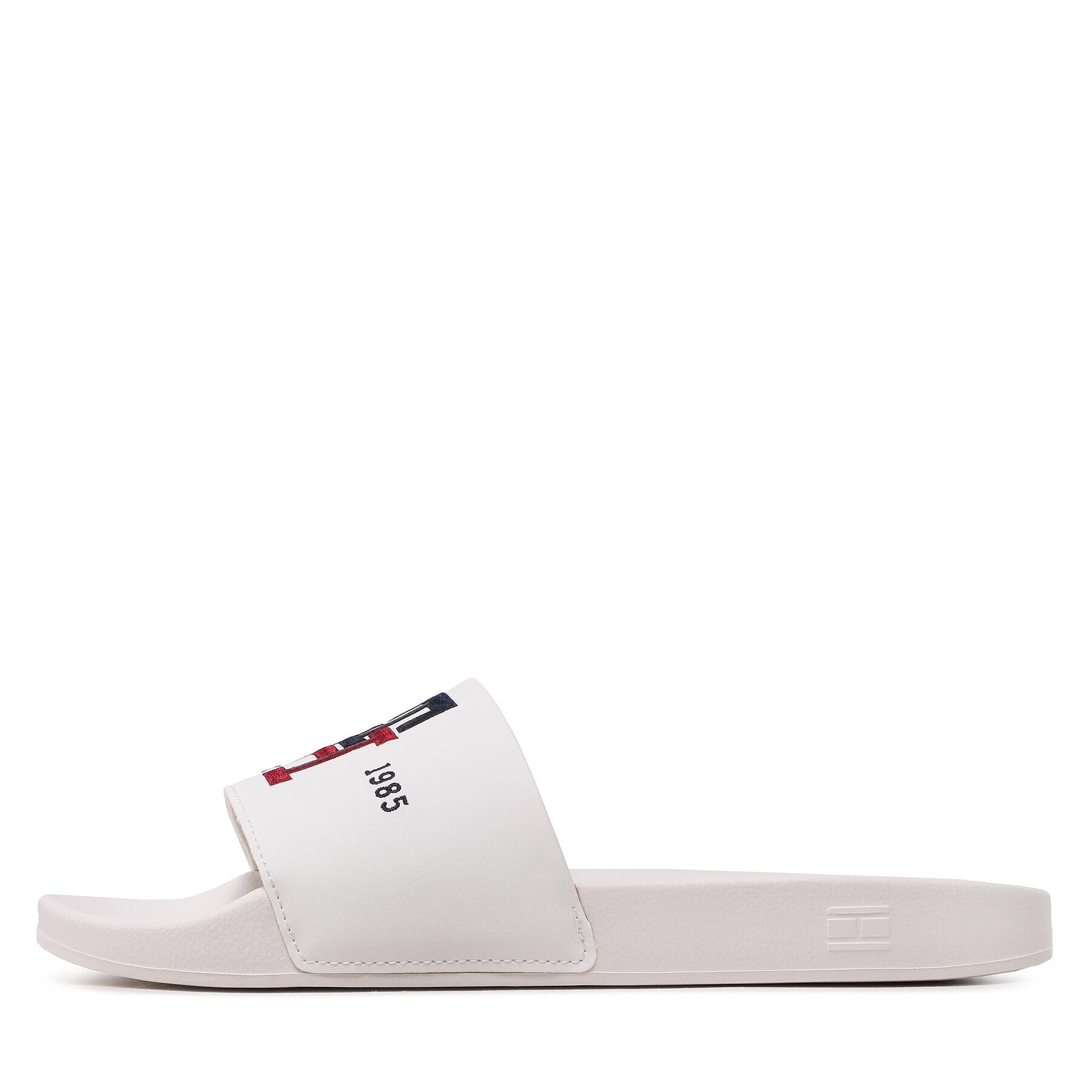 Tommy Hilfiger Чехли Th Embroidery Pool Slide FM0FM04465 Бял - Pepit.bg