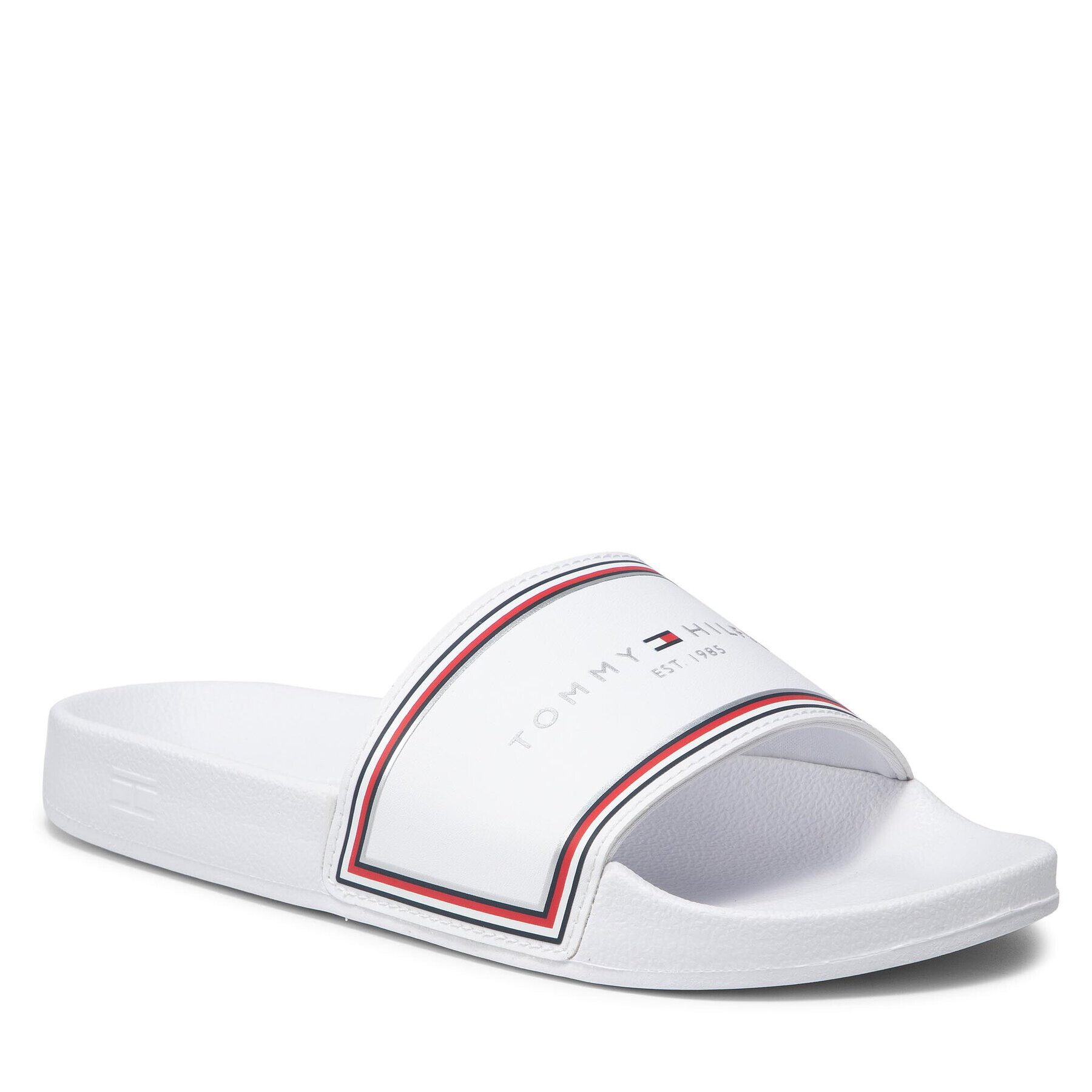 Tommy Hilfiger Чехли Th Essentials Pool Slide FW0FW05933 Бял - Pepit.bg