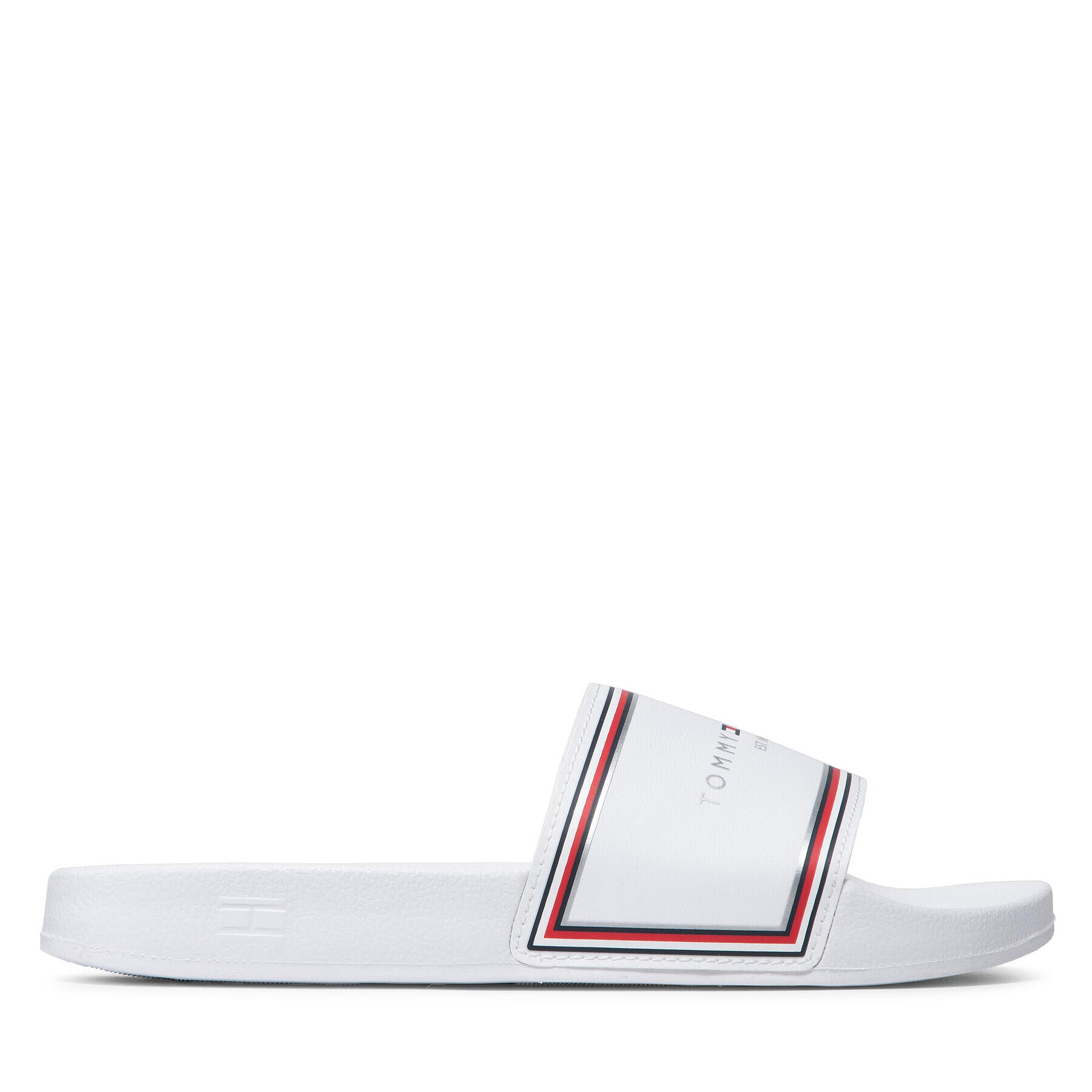 Tommy Hilfiger Чехли Th Essentials Pool Slide FW0FW05933 Бял - Pepit.bg