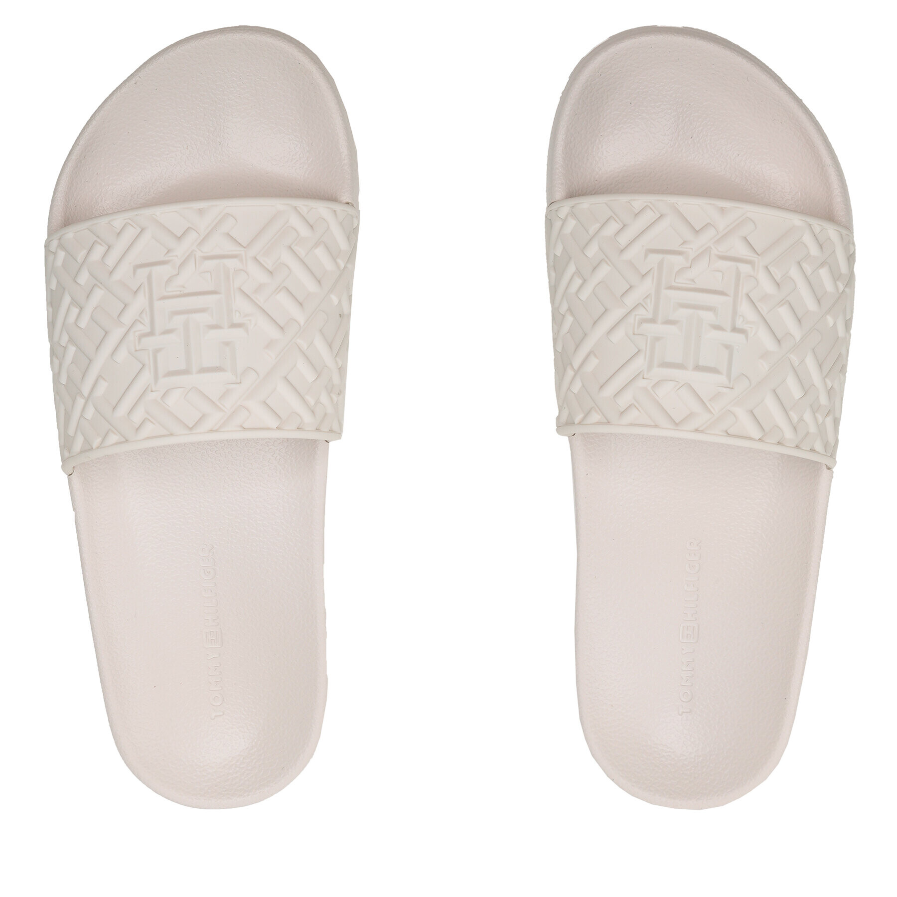 Tommy Hilfiger Чехли Th Monogram Pool Slide FW0FW06987 Бял - Pepit.bg