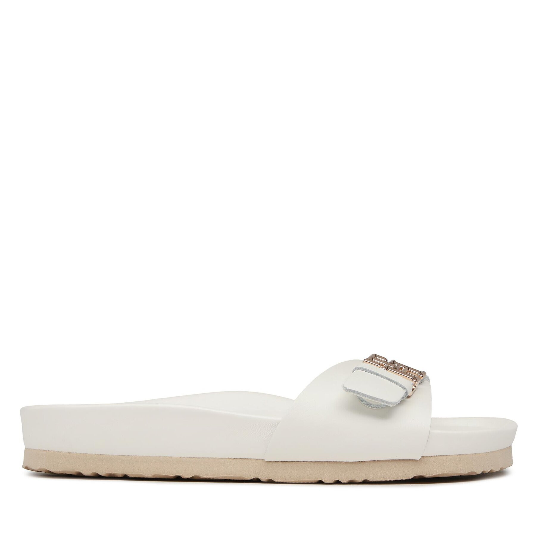 Tommy Hilfiger Чехли Th Mule Sandal FW0FW07134 Бял - Pepit.bg