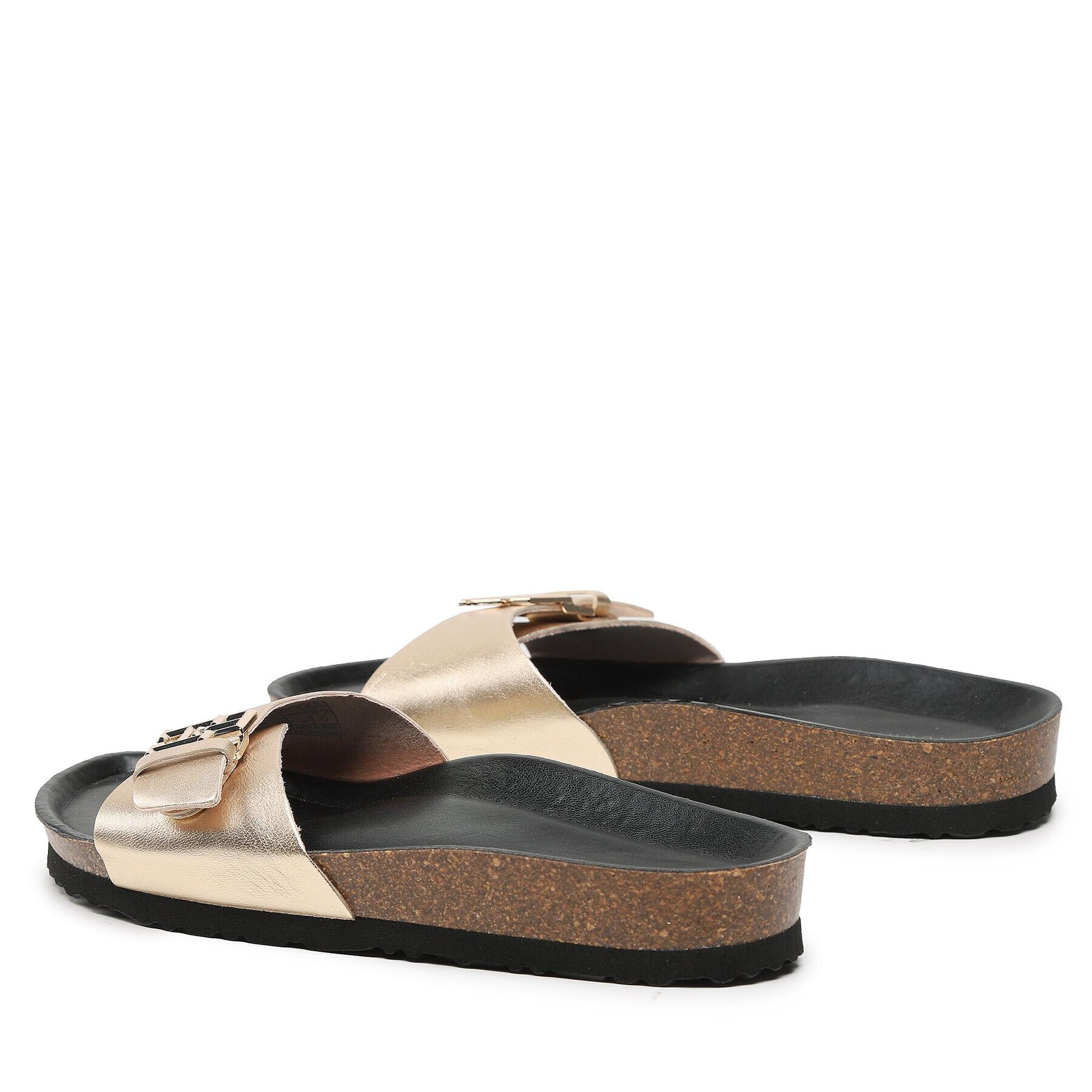 Tommy Hilfiger Чехли Th Mule Sandal Golden FW0FW07070 Златист - Pepit.bg