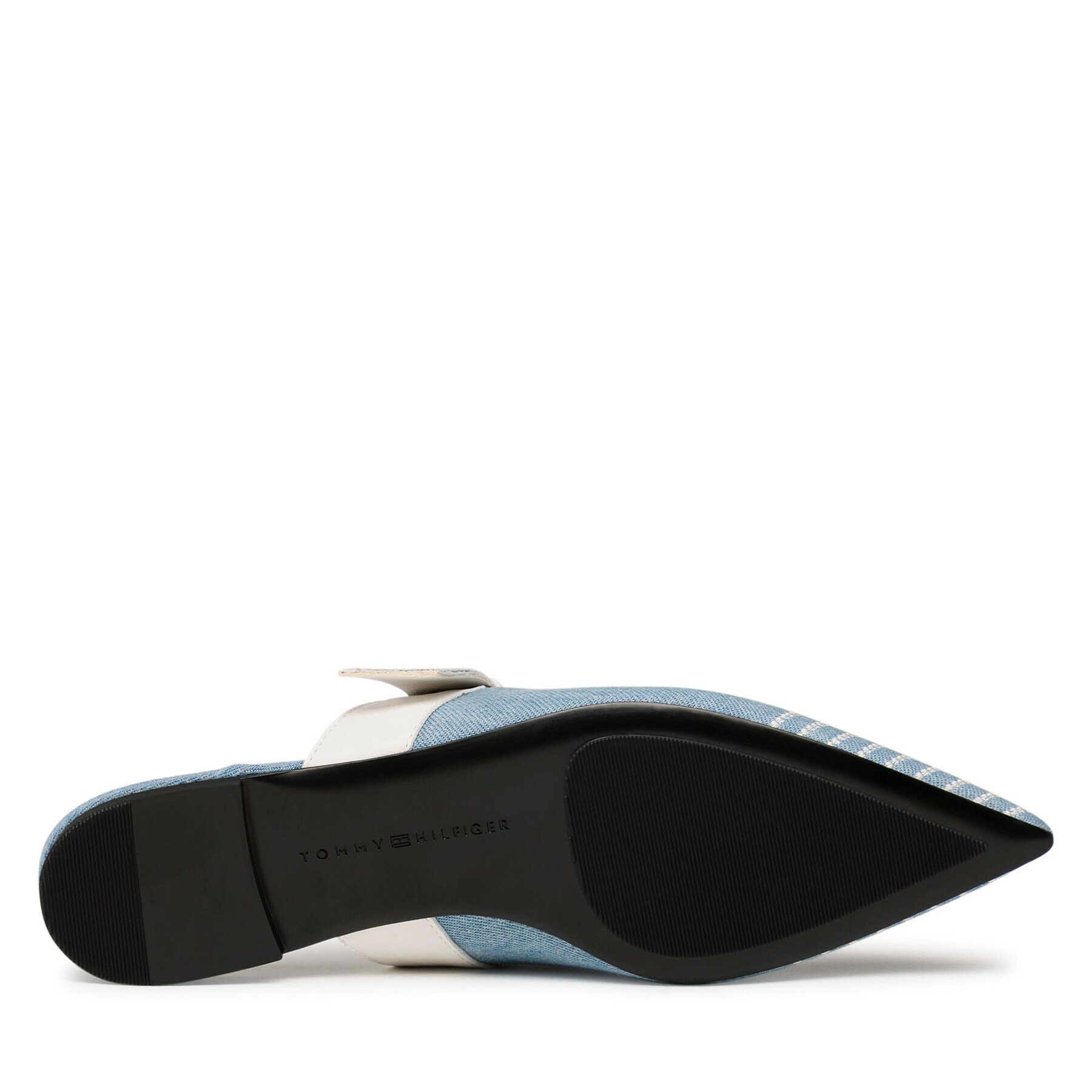 Tommy Hilfiger Чехли Th Pointy Feminine Mule Logo FW0FW07129 Син - Pepit.bg