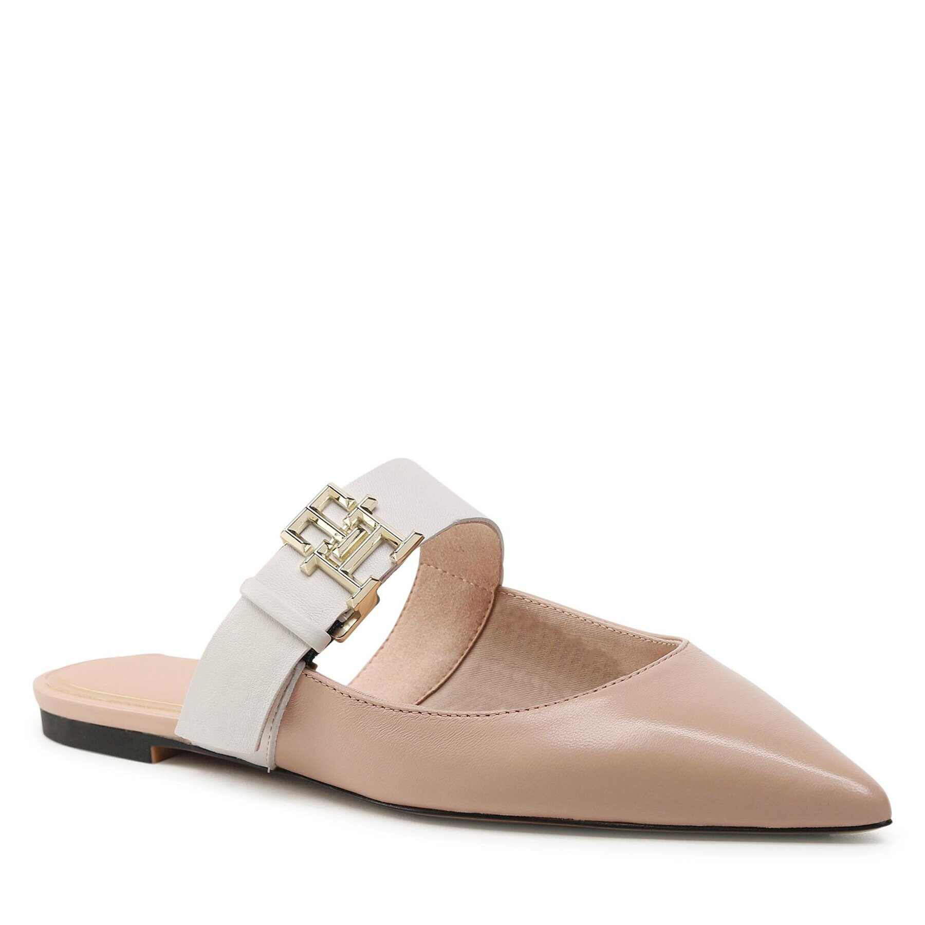Tommy Hilfiger Чехли Th Pointy Feminne Mule FW0FW06997 Розов - Pepit.bg