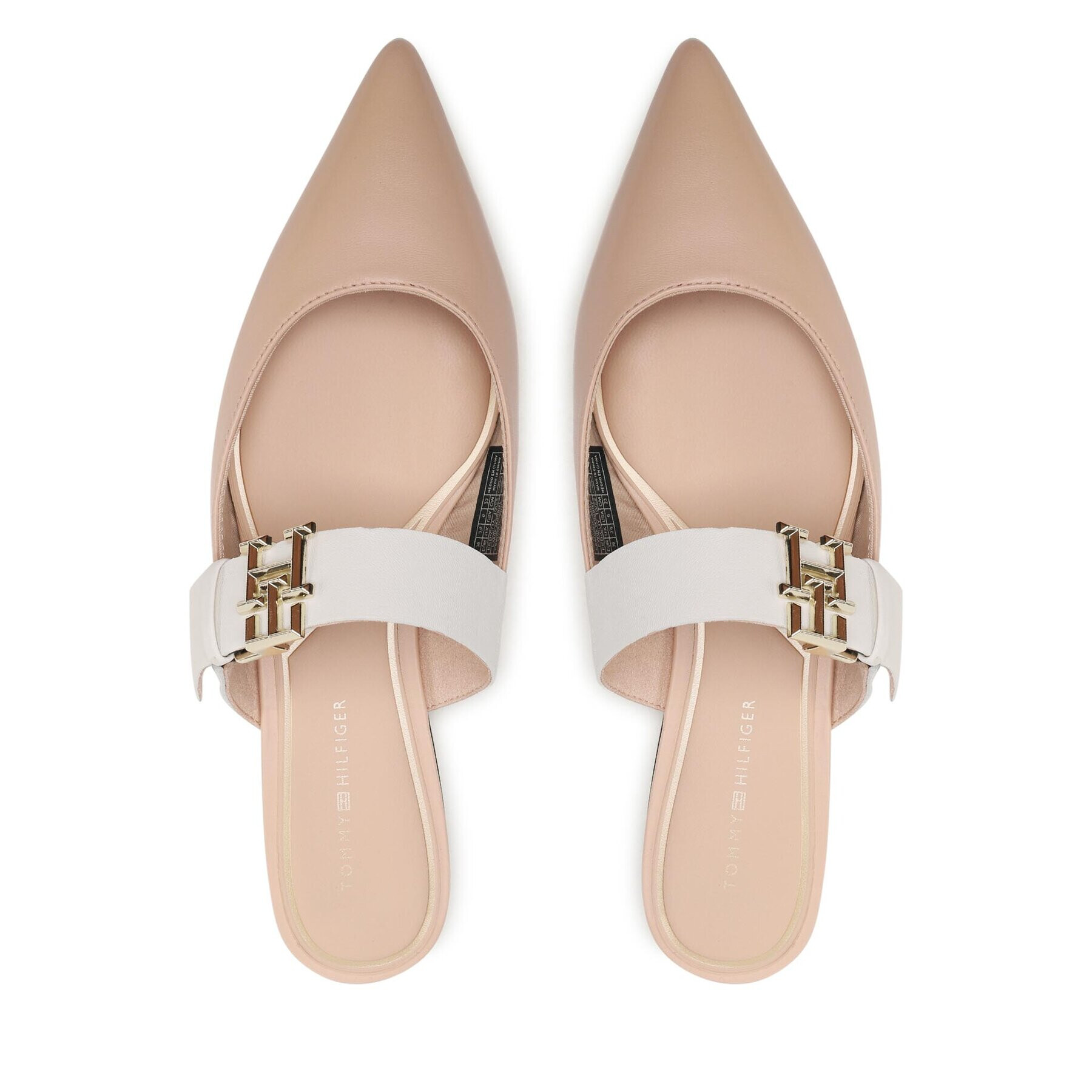 Tommy Hilfiger Чехли Th Pointy Feminne Mule FW0FW06997 Розов - Pepit.bg