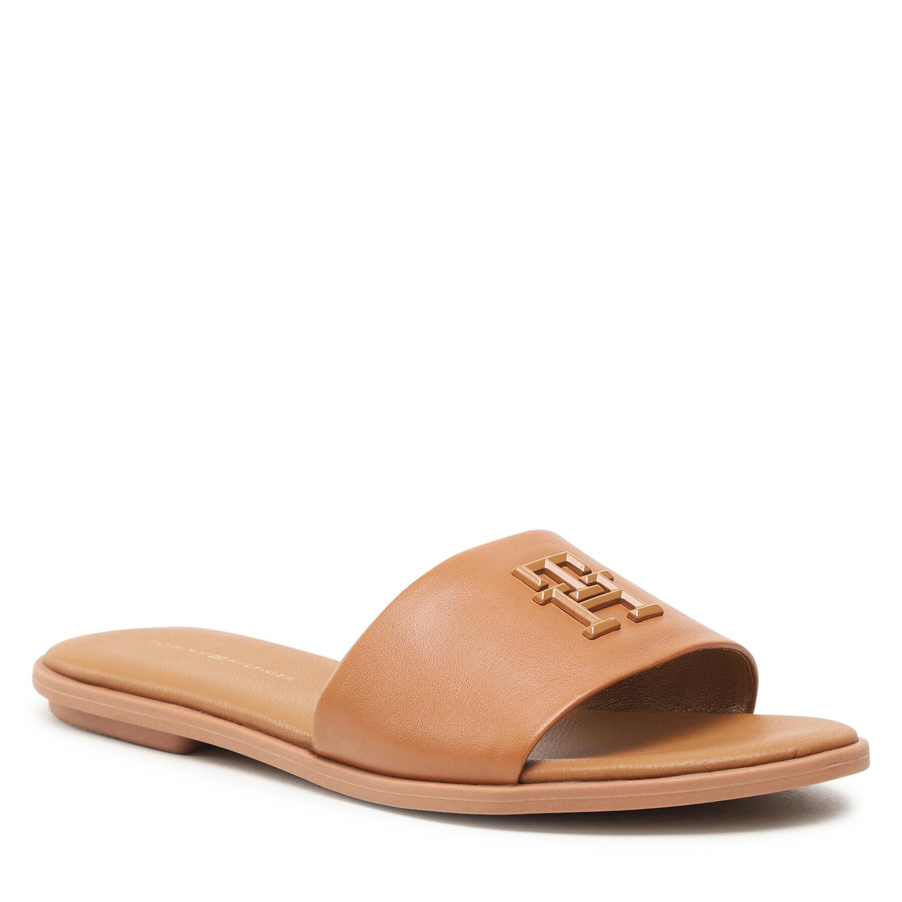 Tommy Hilfiger Чехли Th Pop Mule FW0FW07097 Кафяв - Pepit.bg
