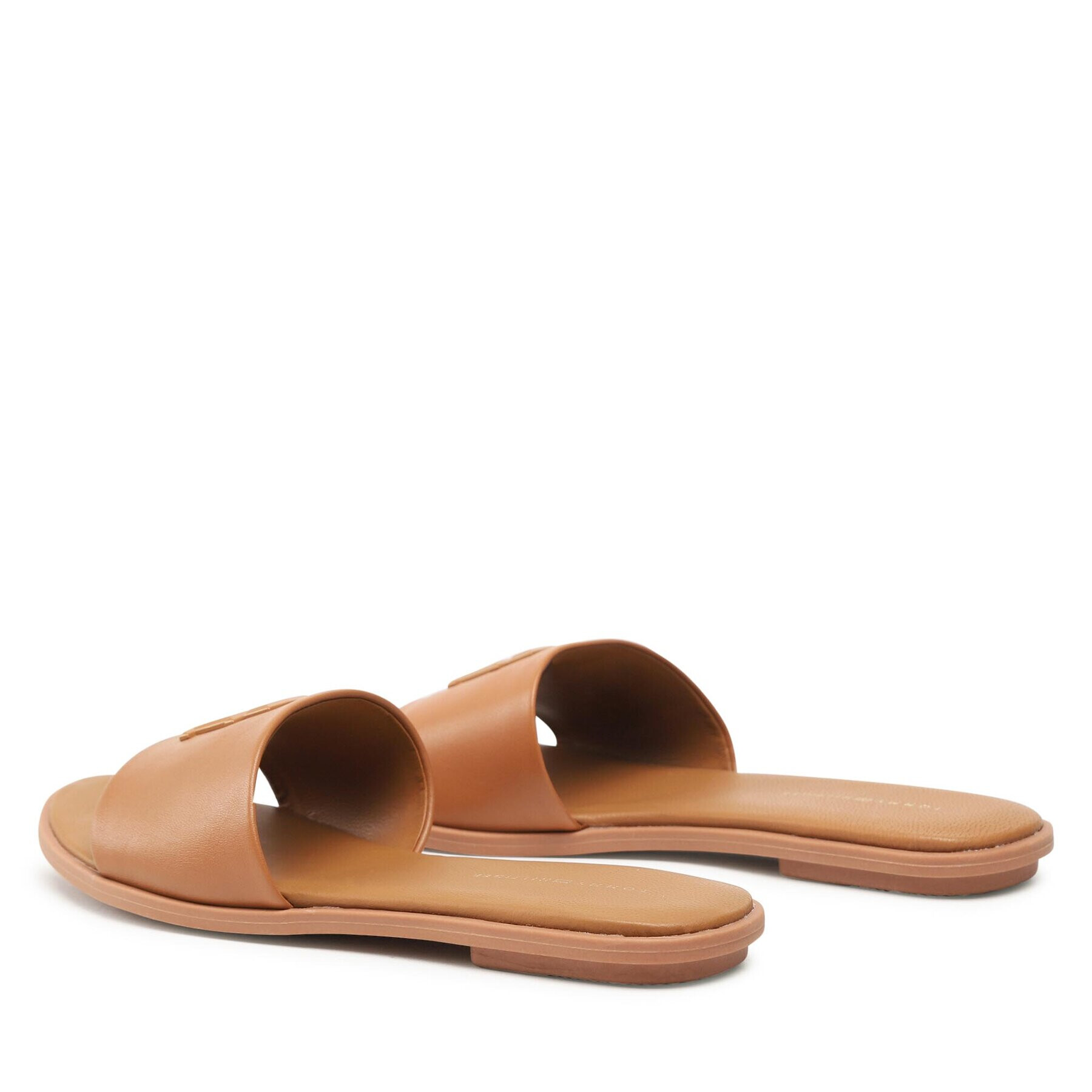 Tommy Hilfiger Чехли Th Pop Mule FW0FW07097 Кафяв - Pepit.bg