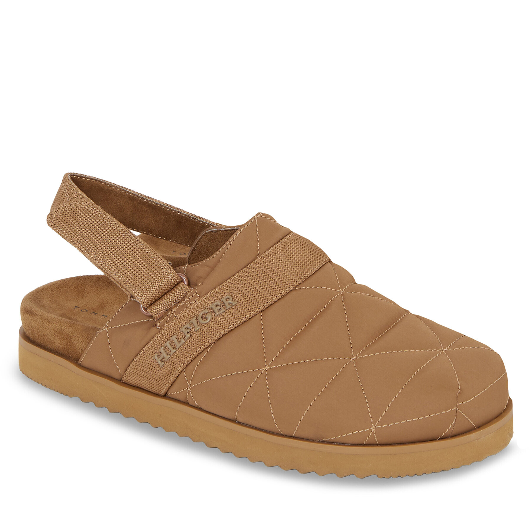 Tommy Hilfiger Чехли Warm Hilfiger Mule Sandal FM0FM04773 Кафяв - Pepit.bg