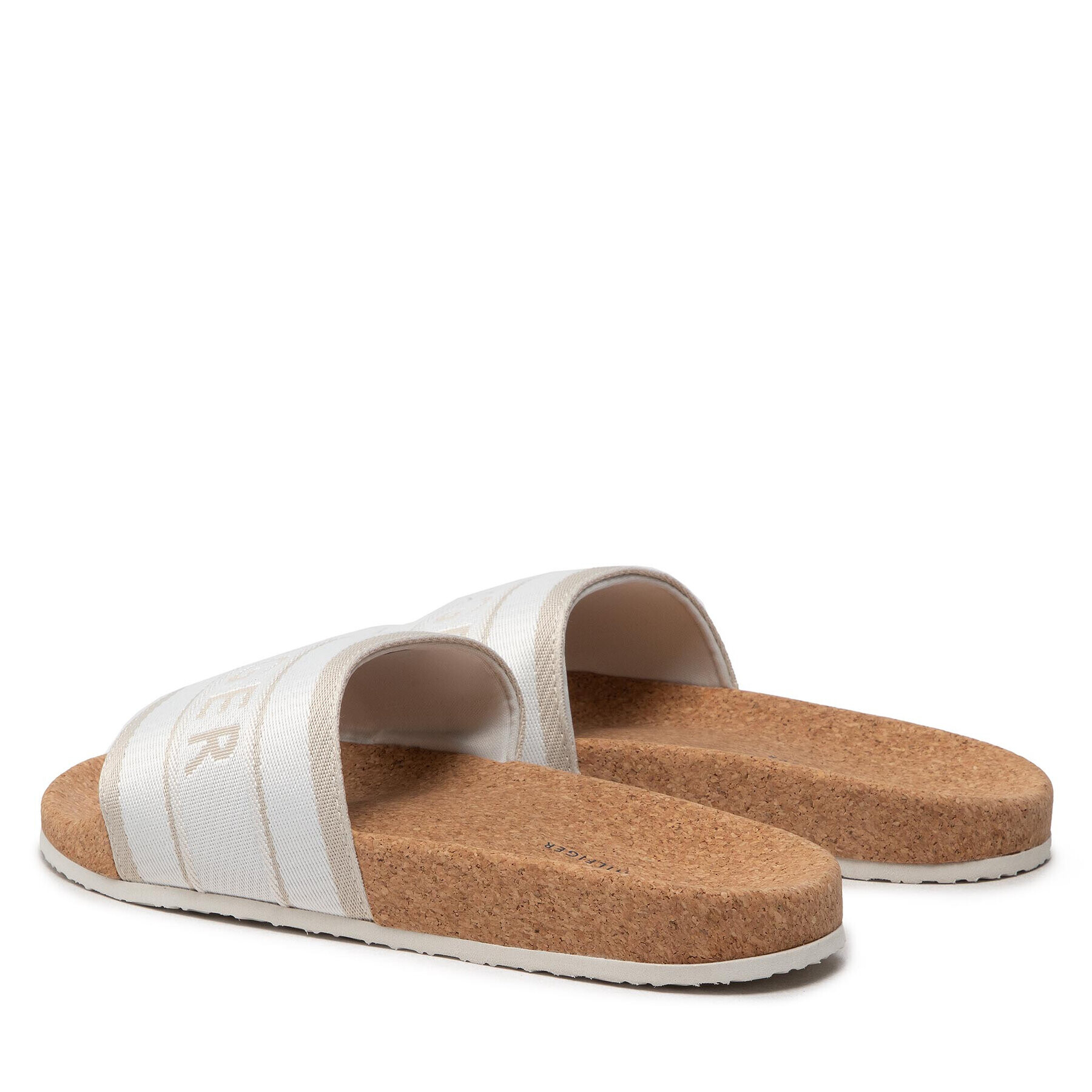 Tommy Hilfiger Чехли Webbing Cork Pool Slide FW0FW06525 Бежов - Pepit.bg