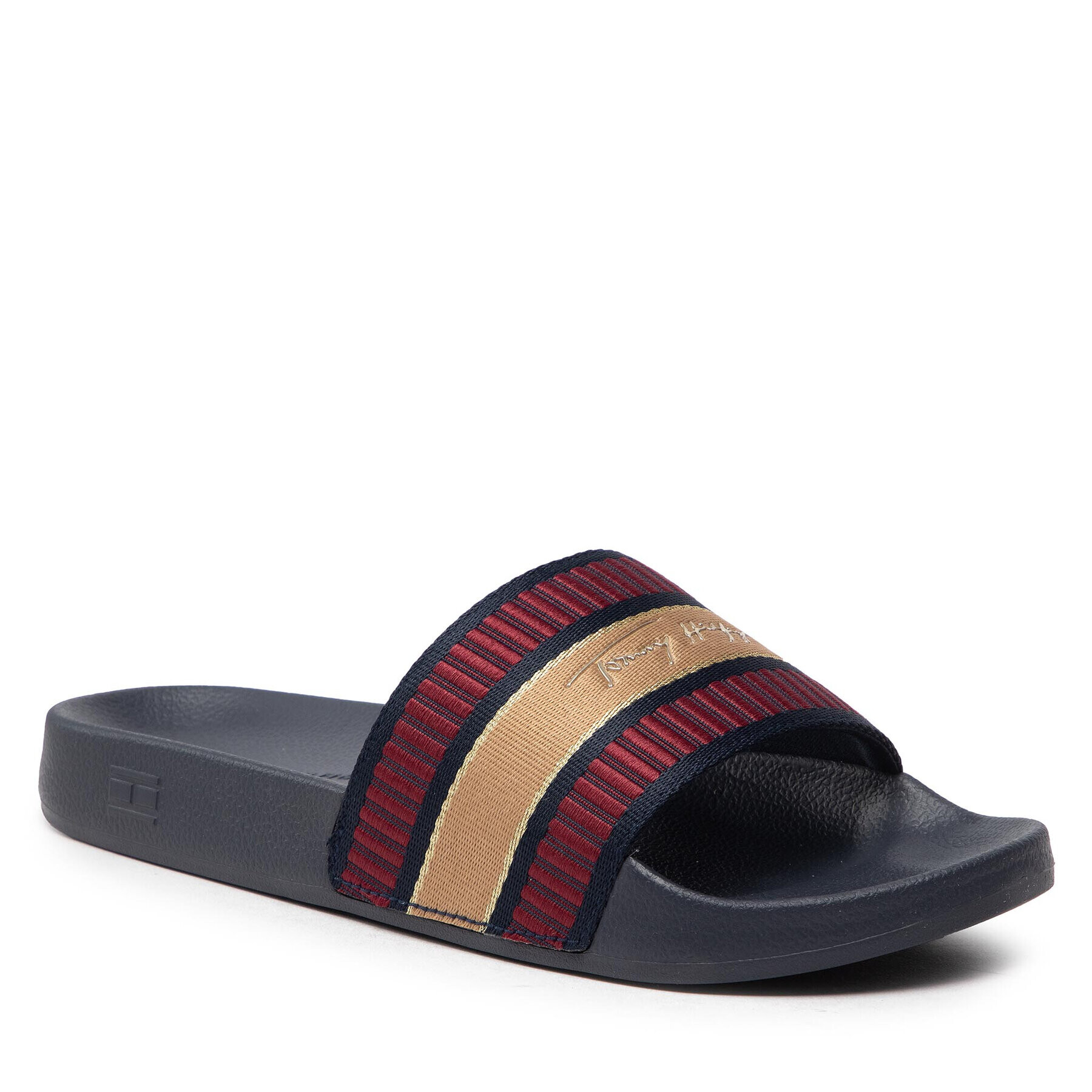 Tommy Hilfiger Чехли Webbing Signature Slide FW0FW06720 Цветен - Pepit.bg