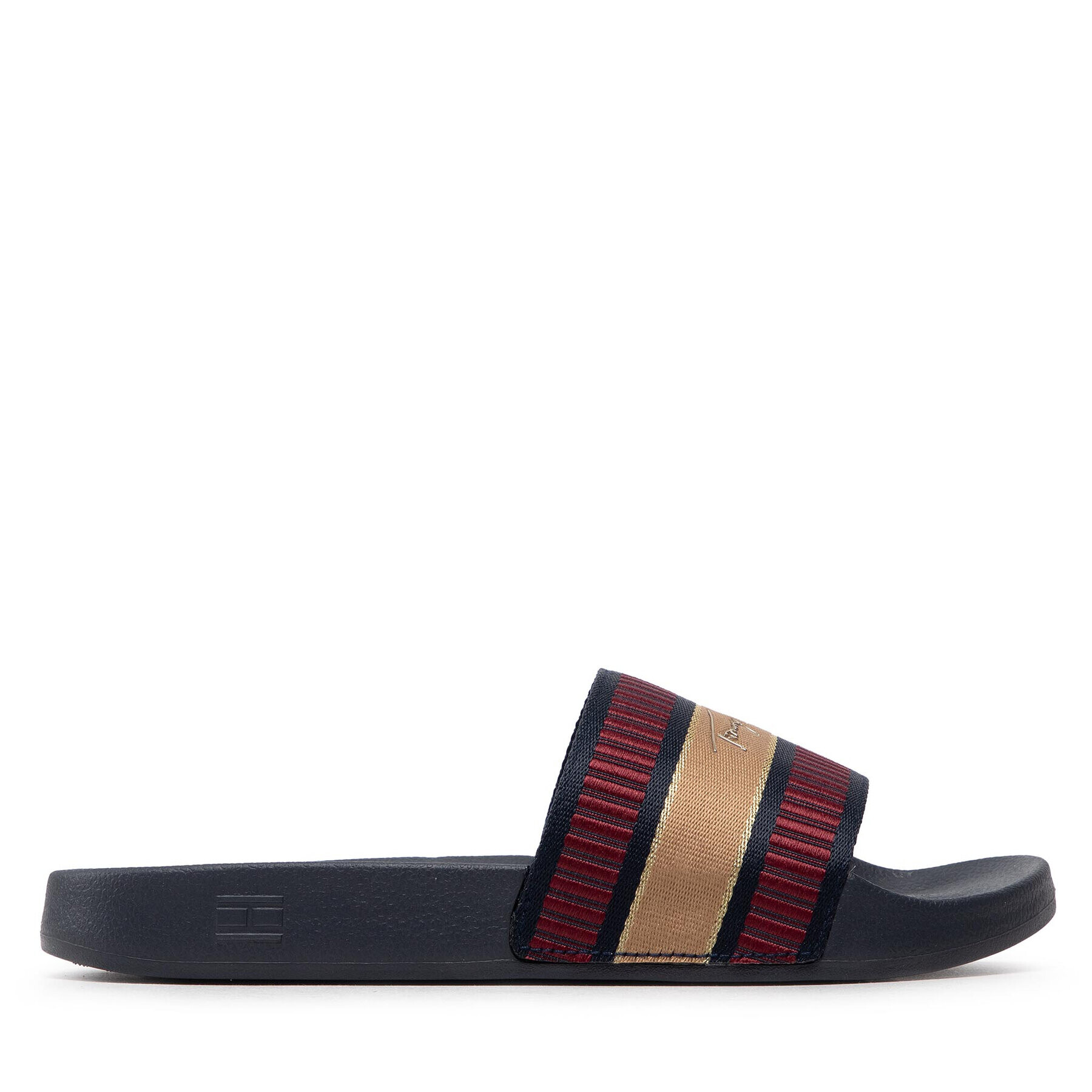 Tommy Hilfiger Чехли Webbing Signature Slide FW0FW06720 Цветен - Pepit.bg