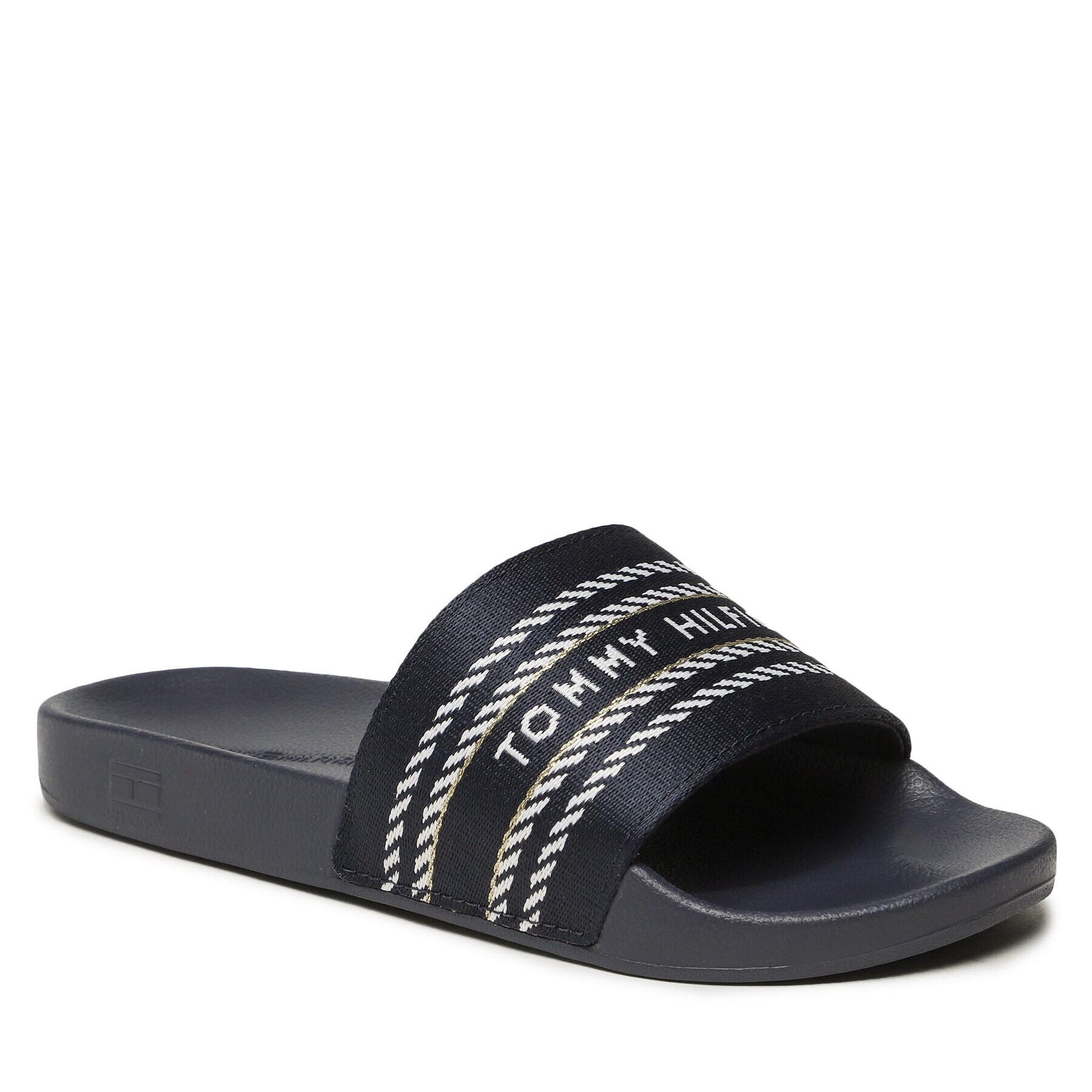 Tommy Hilfiger Чехли Webbing Slide FW0FW07153 Тъмносин - Pepit.bg