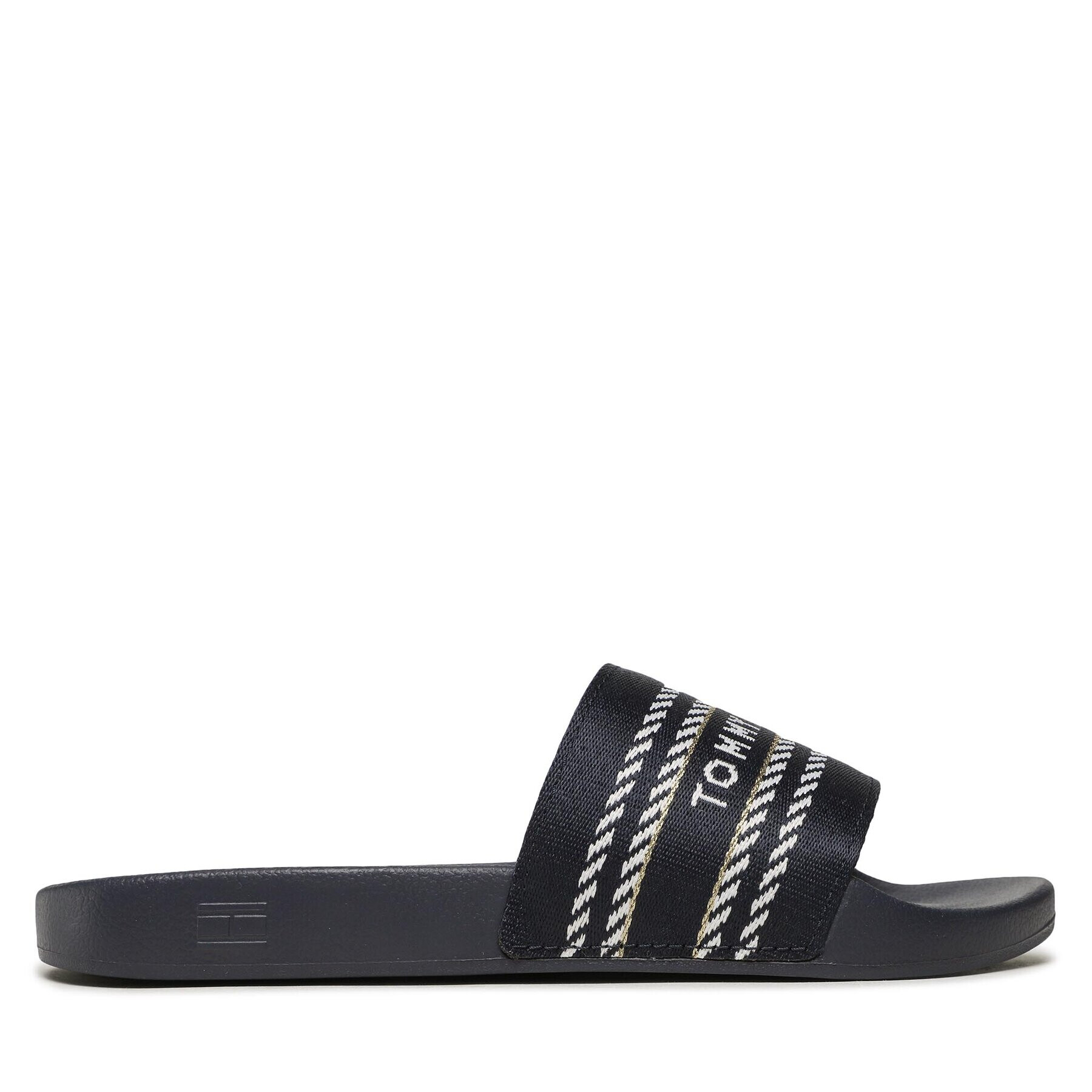 Tommy Hilfiger Чехли Webbing Slide FW0FW07153 Тъмносин - Pepit.bg