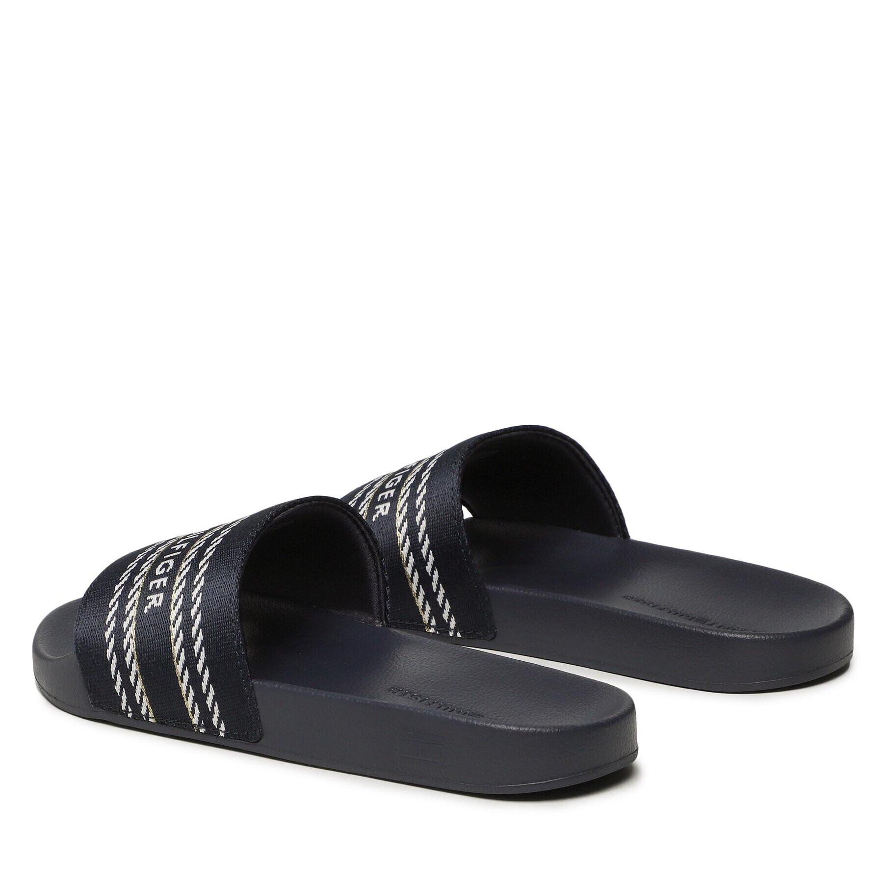 Tommy Hilfiger Чехли Webbing Slide FW0FW07153 Тъмносин - Pepit.bg