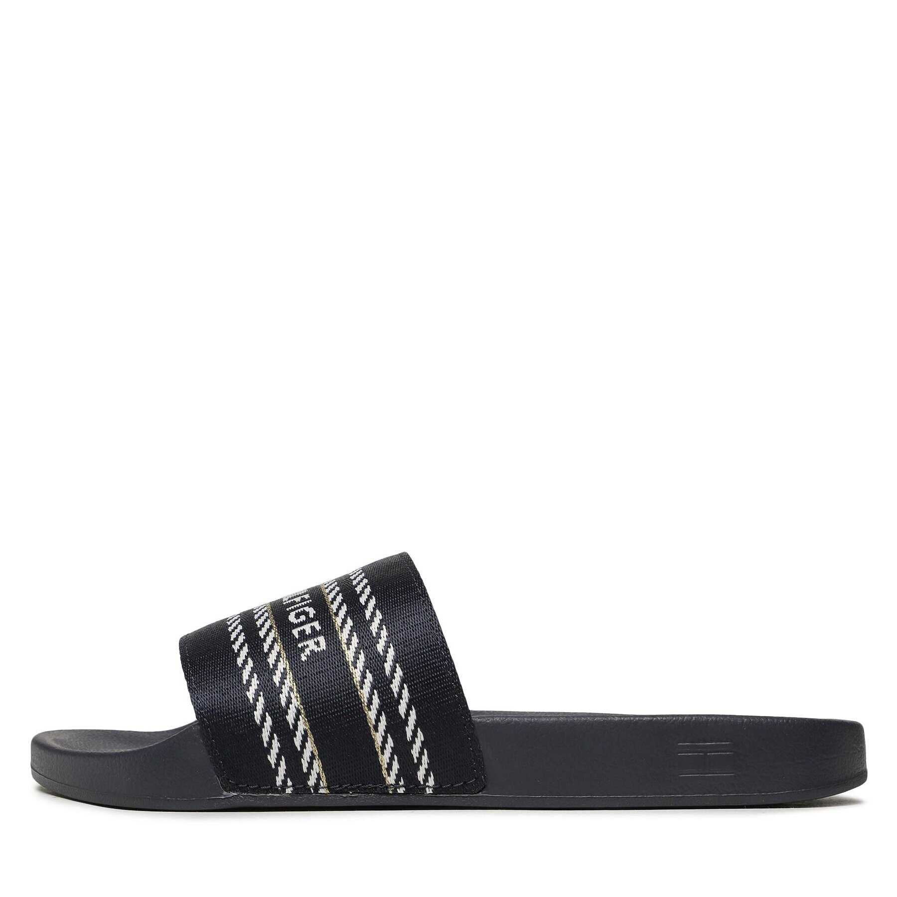 Tommy Hilfiger Чехли Webbing Slide FW0FW07153 Тъмносин - Pepit.bg