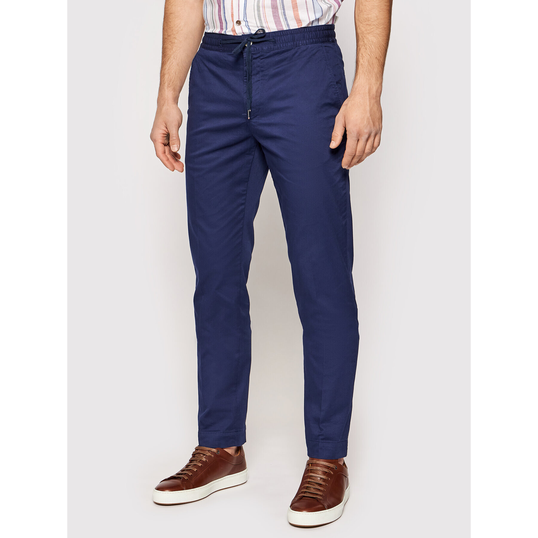 Tommy Hilfiger Чино панталони Active Th Flex Summer Twill MW0MW17921 Тъмносин Regular Fit - Pepit.bg