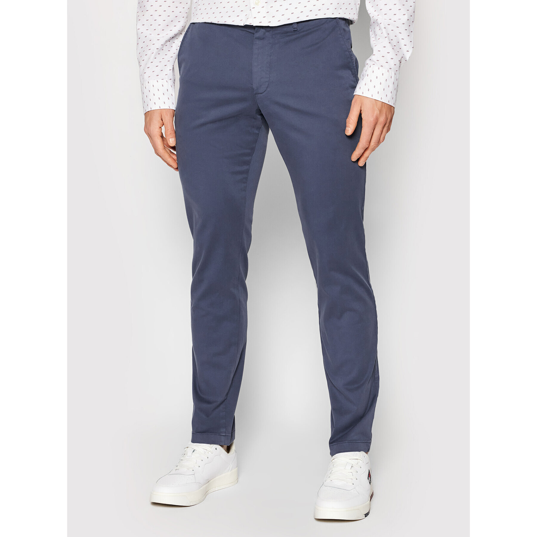 Tommy Hilfiger Чино панталони Blecker MW0MW13846 Син Slim Fit - Pepit.bg