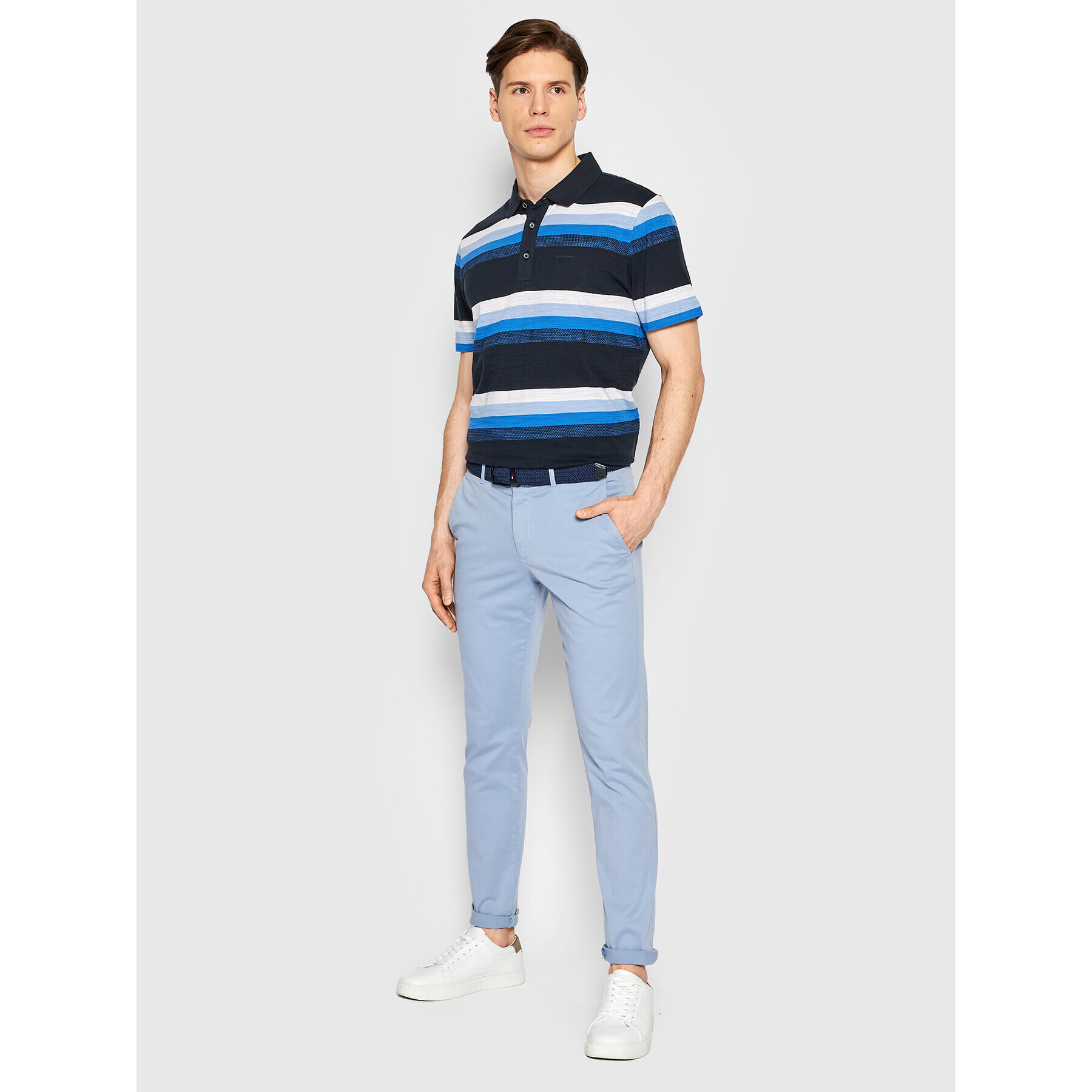 Tommy Hilfiger Чино панталони Bleecker MW0MW13846 Син Slim Fit - Pepit.bg