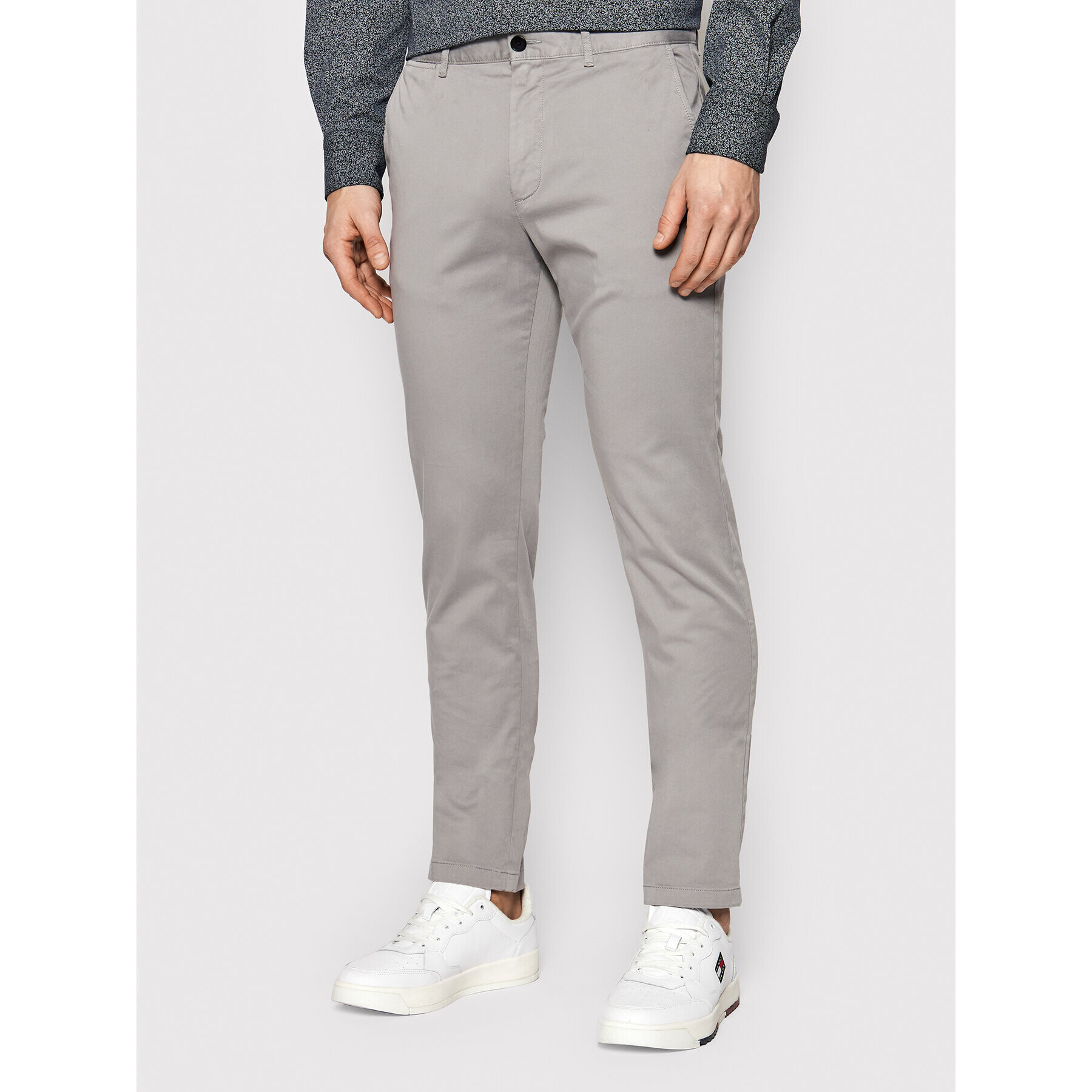 Tommy Hilfiger Чино панталони Bleecker MW0MW13846 Сив Slim Fit - Pepit.bg