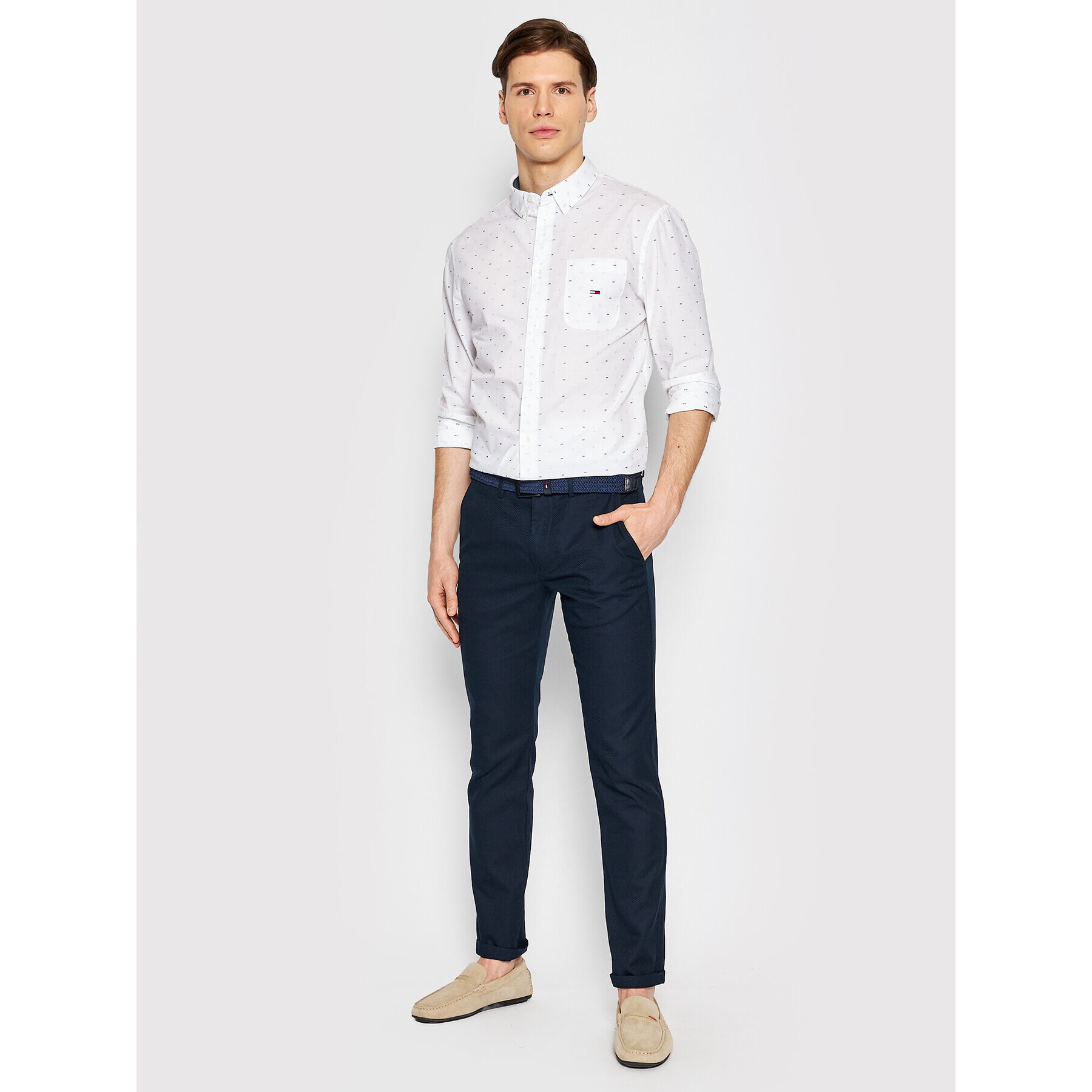 Tommy Hilfiger Чино панталони Bleecker MW0MW23559 Тъмносин Slim Fit - Pepit.bg