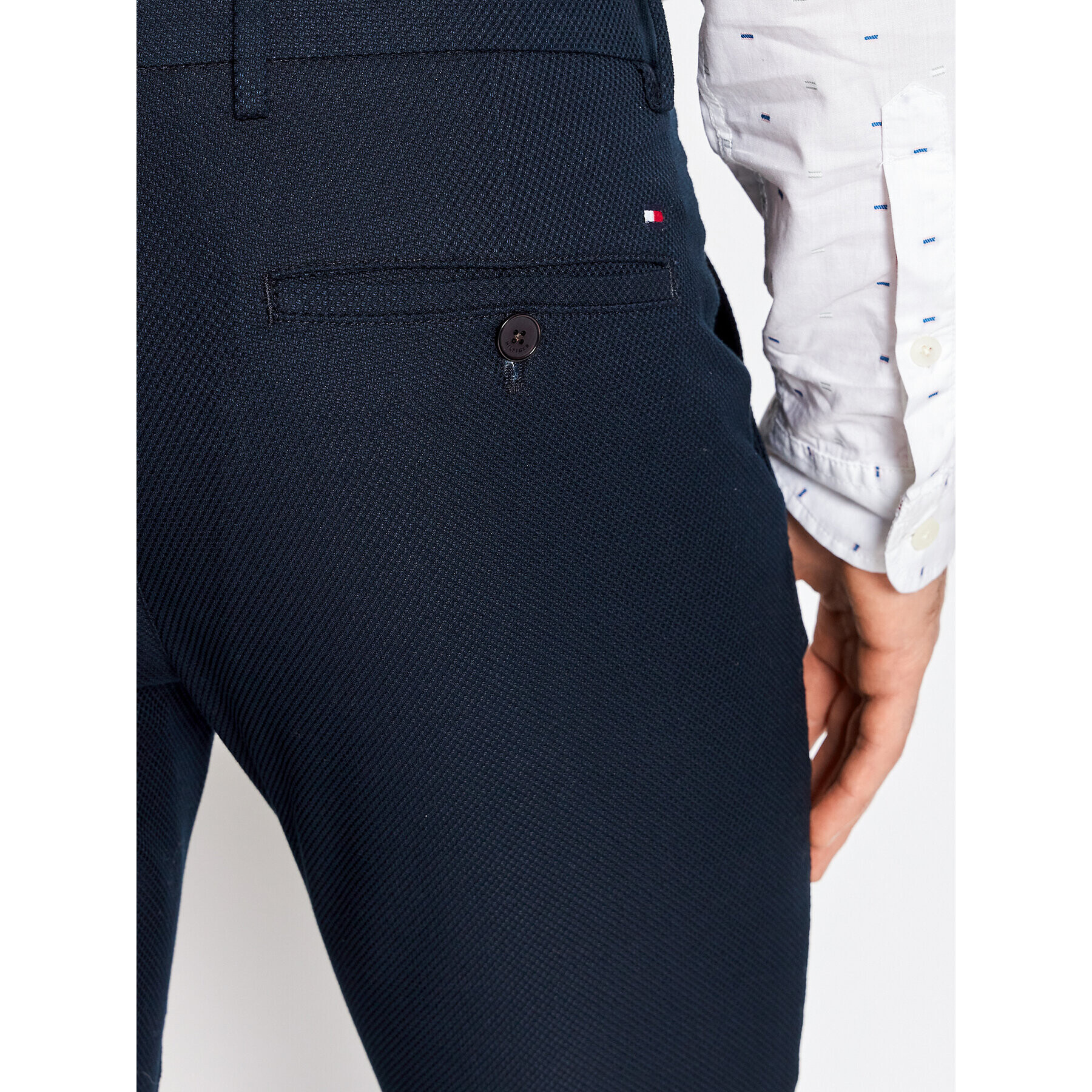 Tommy Hilfiger Чино панталони Bleecker MW0MW23559 Тъмносин Slim Fit - Pepit.bg