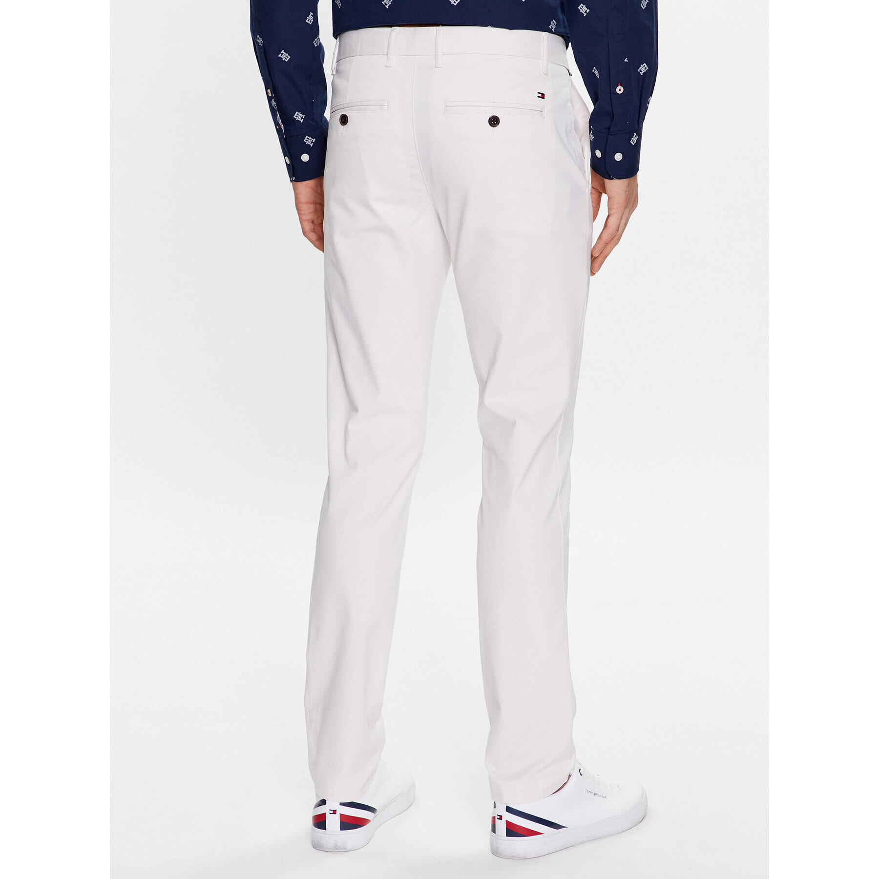 Tommy Hilfiger Чино панталони Bleecker MW0MW26619 Екрю Slim Fit - Pepit.bg