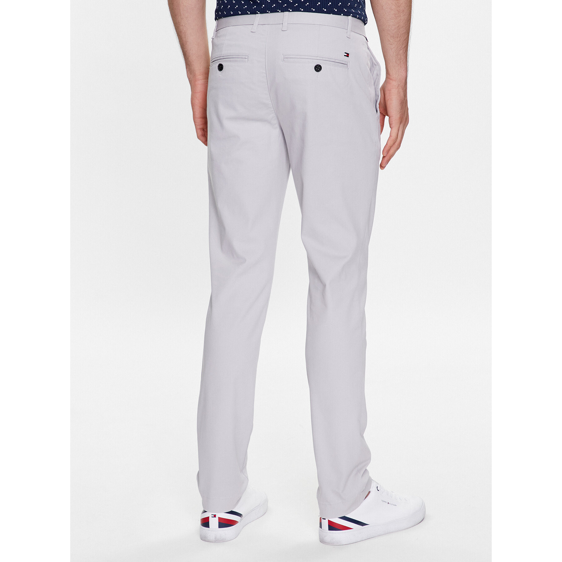 Tommy Hilfiger Чино панталони Bleecker MW0MW26619 Сив Slim Fit - Pepit.bg