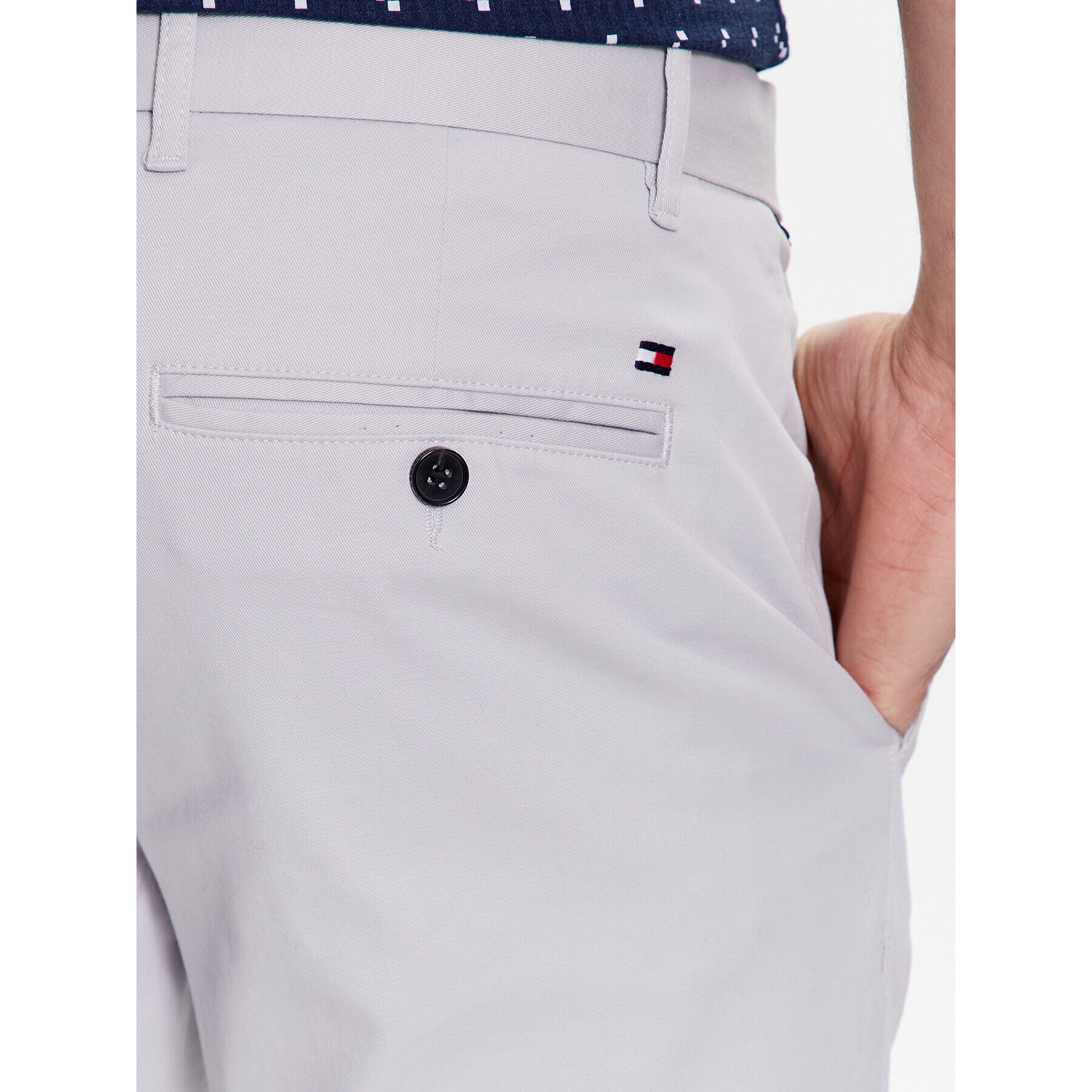 Tommy Hilfiger Чино панталони Bleecker MW0MW26619 Сив Slim Fit - Pepit.bg