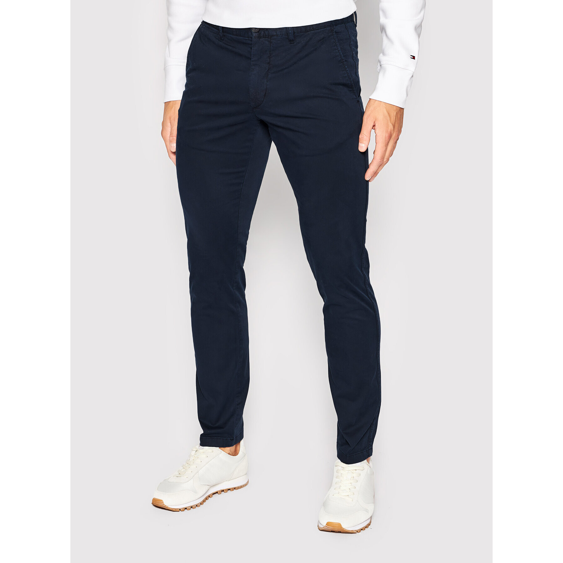 Tommy Hilfiger Чино панталони Bleecker MW0MW26839 Тъмносин Slim Fit - Pepit.bg