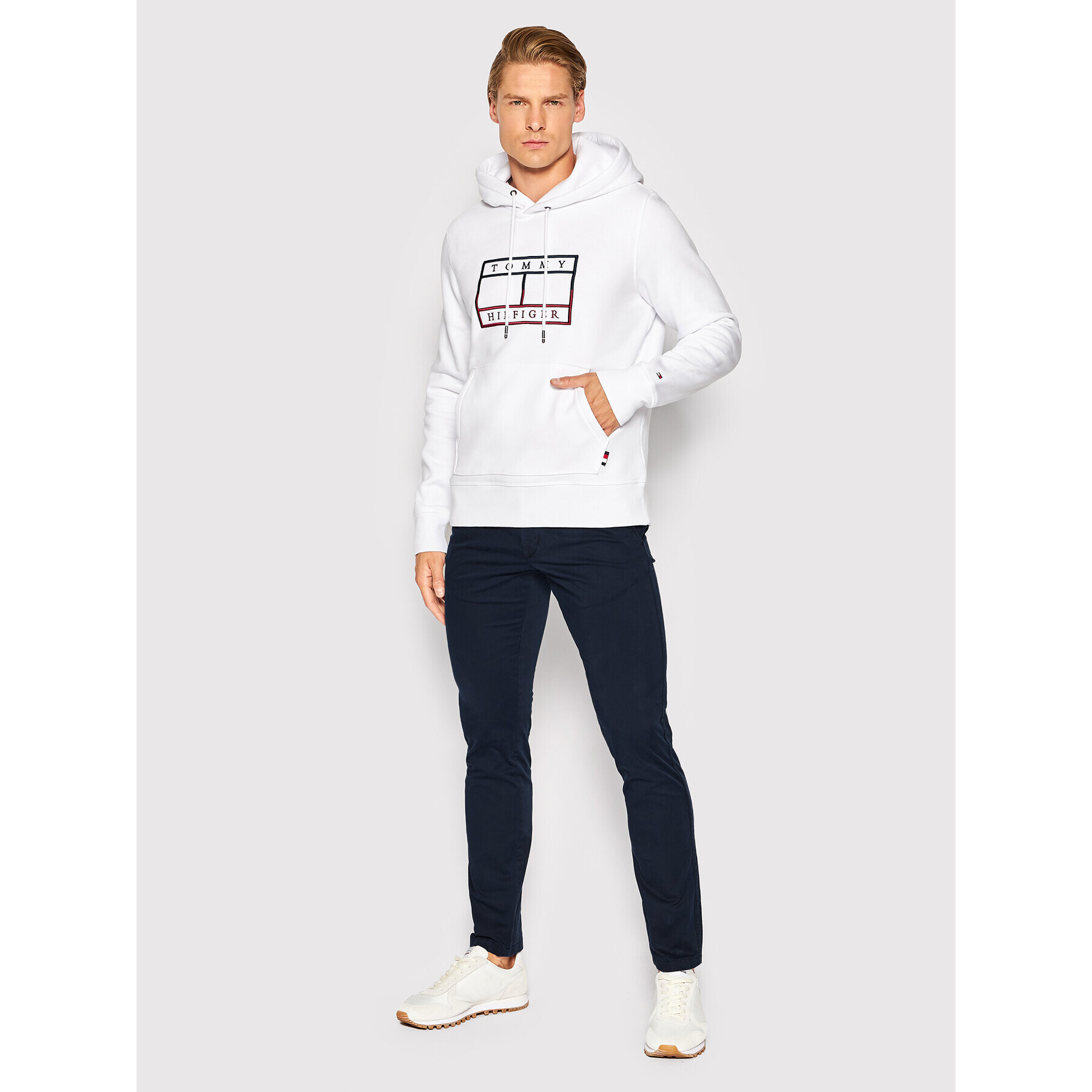 Tommy Hilfiger Чино панталони Bleecker MW0MW26839 Тъмносин Slim Fit - Pepit.bg