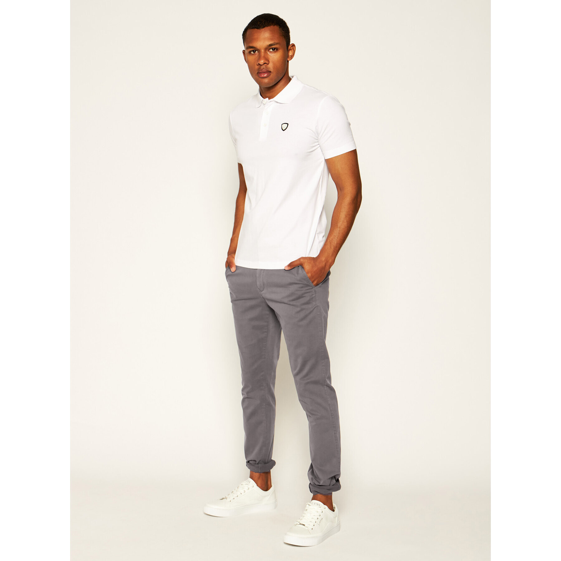 Tommy Hilfiger Чино панталони Core MW0MW08644 Сив Regular Fit - Pepit.bg