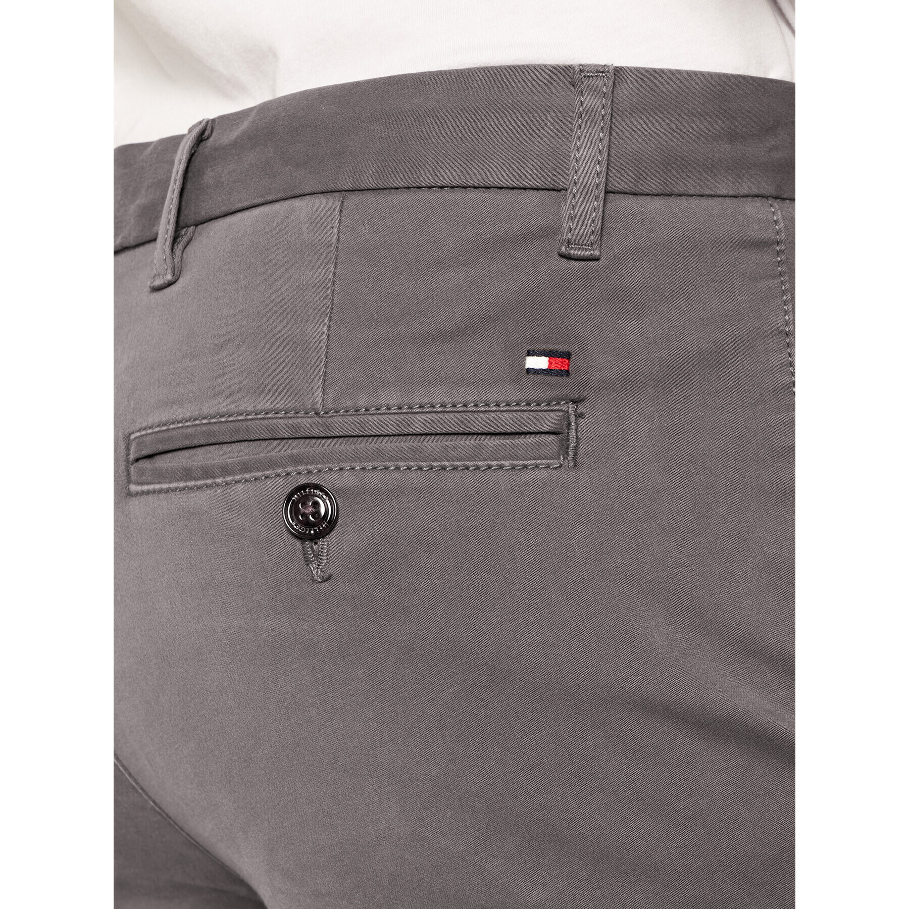 Tommy Hilfiger Чино панталони Core MW0MW08644 Сив Regular Fit - Pepit.bg