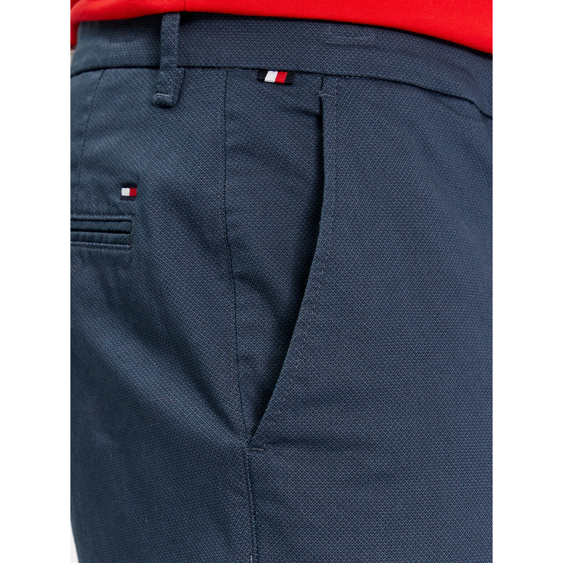 Tommy Hilfiger Чино панталони Denton MW0MW33938 Тъмносин Slim Fit - Pepit.bg