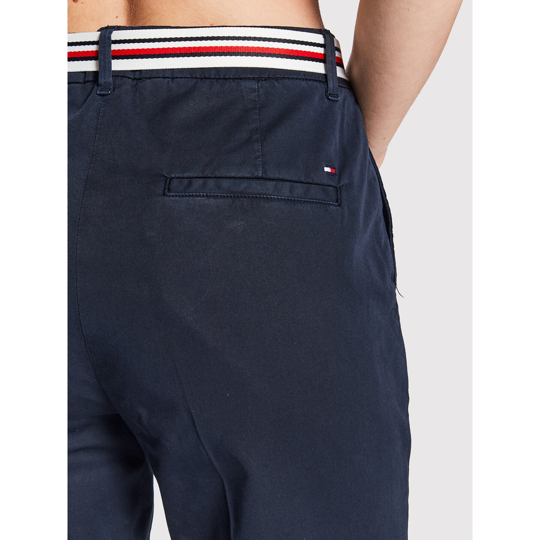 Tommy Hilfiger Чино панталони Hailey WW0WW34703 Тъмносин Slim Fit - Pepit.bg