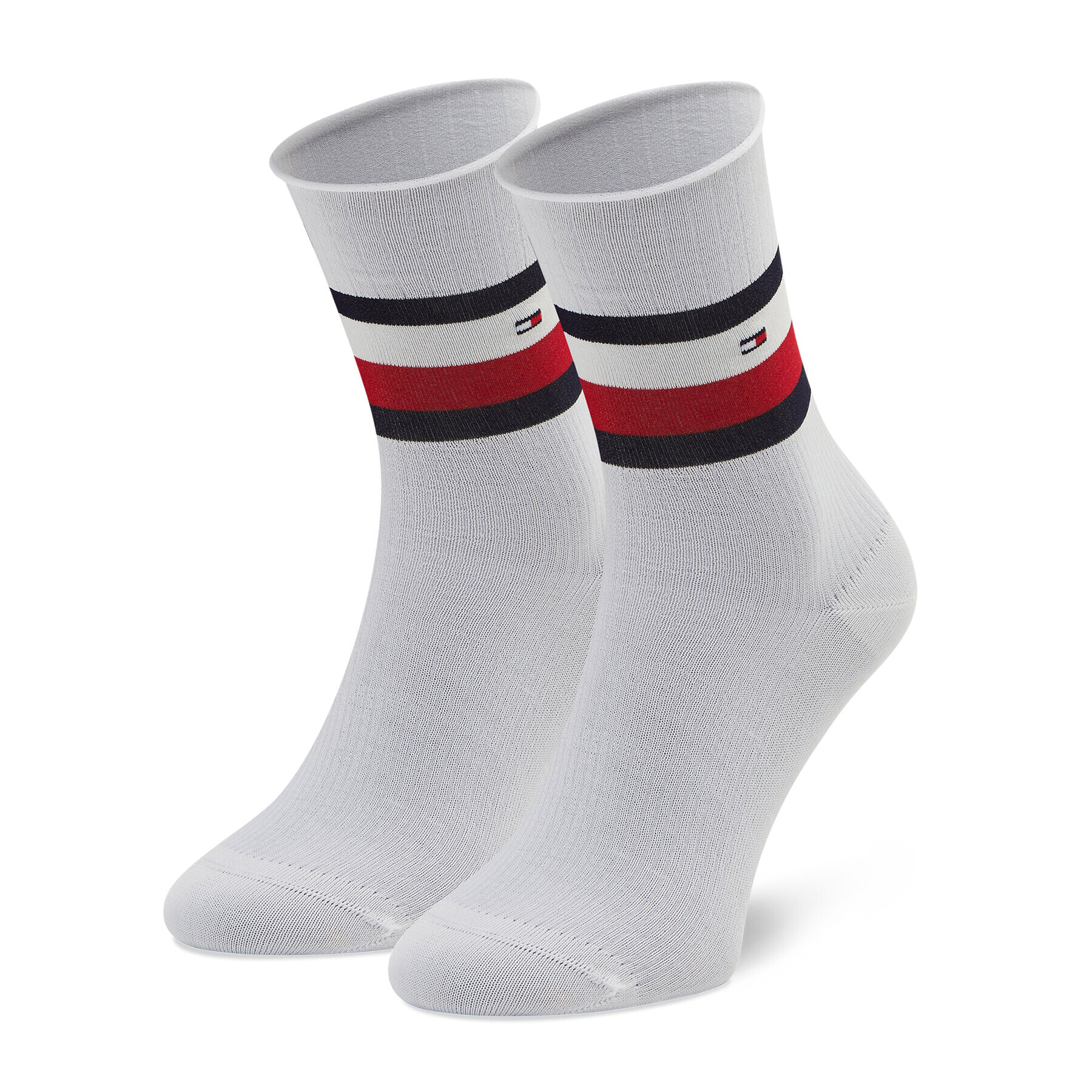 Tommy Hilfiger Чорапи дълги дамски 100002393 Бял - Pepit.bg
