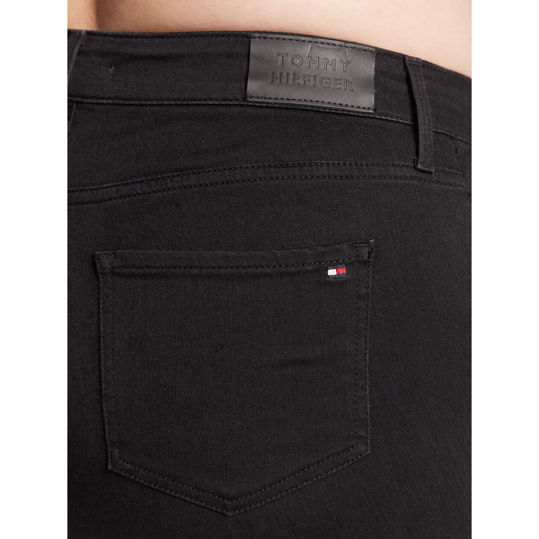 Tommy Hilfiger Curve Дънки Harlem WW0WW30845 Черен Ultra Skinny Fit - Pepit.bg