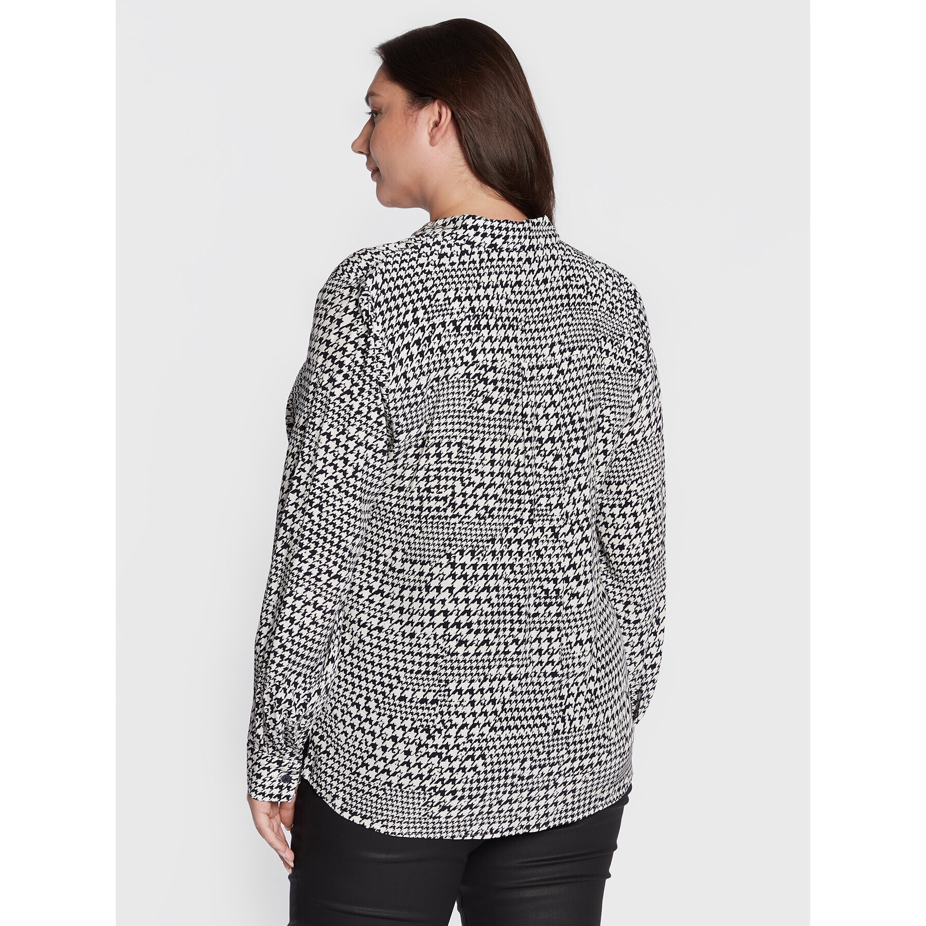 Tommy Hilfiger Curve Риза Fleur WW0WW34310 Бял Regular Fit - Pepit.bg