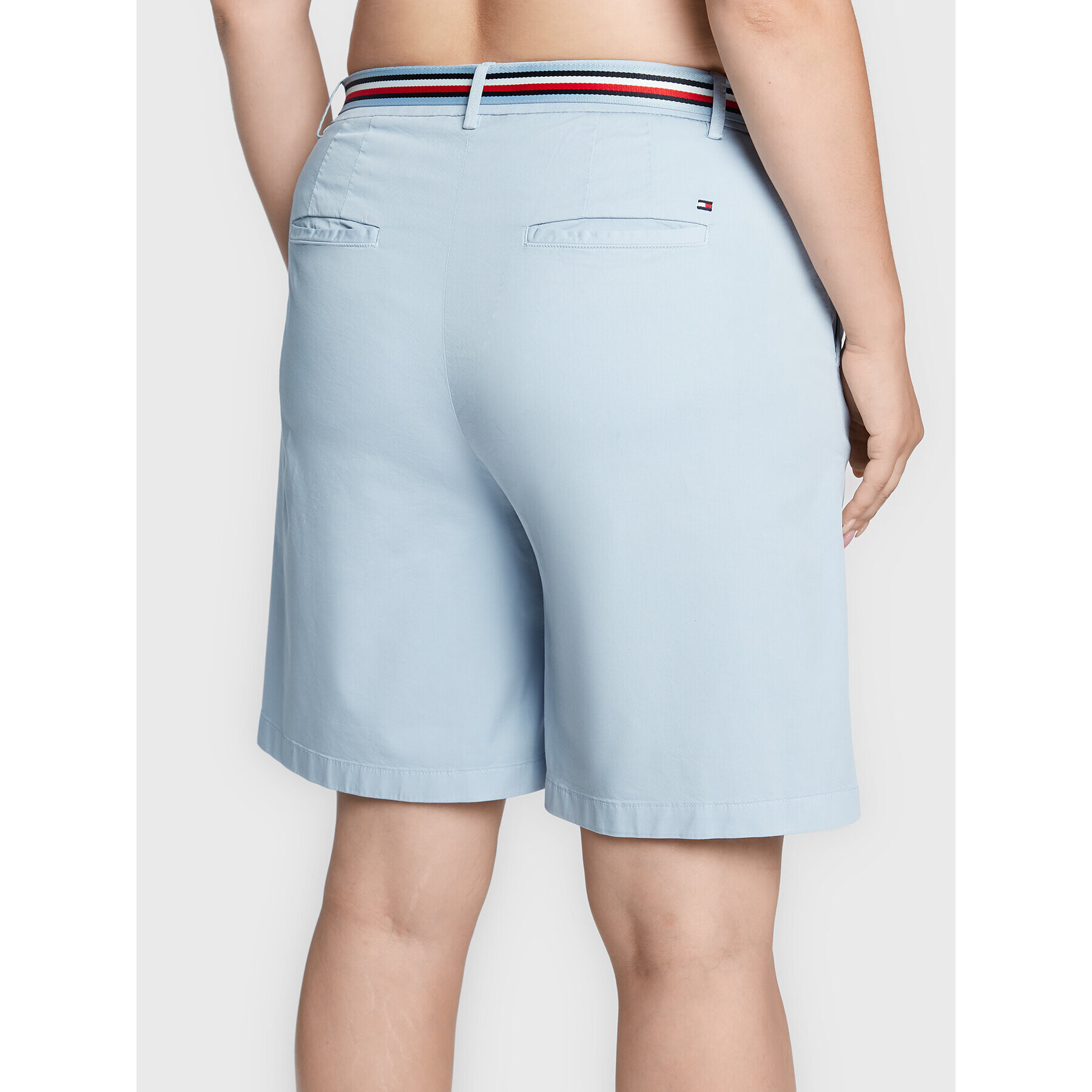 Tommy Hilfiger Curve Шорти от плат Chino WW0WW30482 Син Regular Fit - Pepit.bg