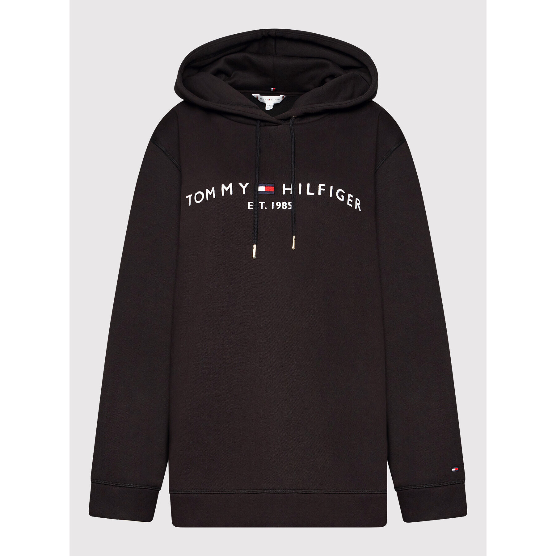 Tommy Hilfiger Curve Суитшърт Essential WW0WW29155 Черен Regular Fit - Pepit.bg