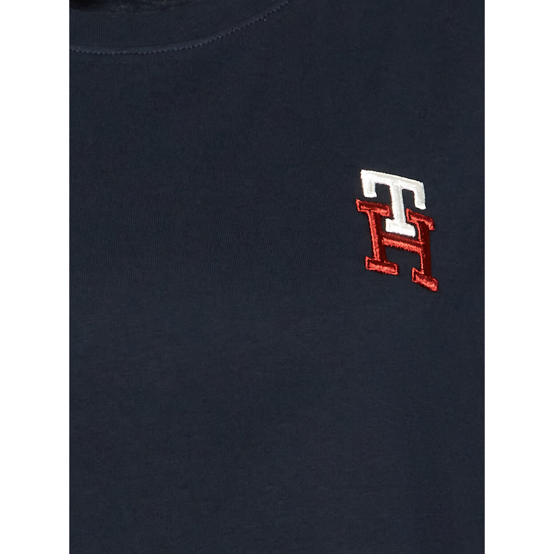 Tommy Hilfiger Curve Тишърт Monogram WW0WW37512 Тъмносин Regular Fit - Pepit.bg