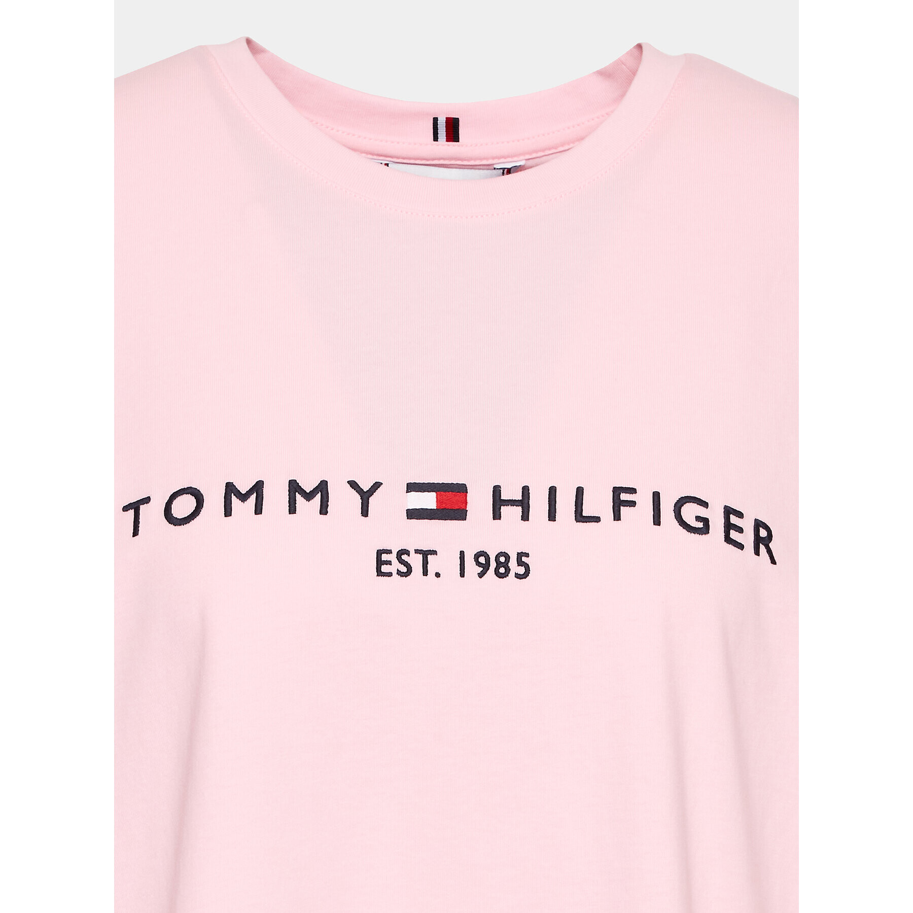 Tommy Hilfiger Curve Тишърт WW0WW29738 Розов Regular Fit - Pepit.bg