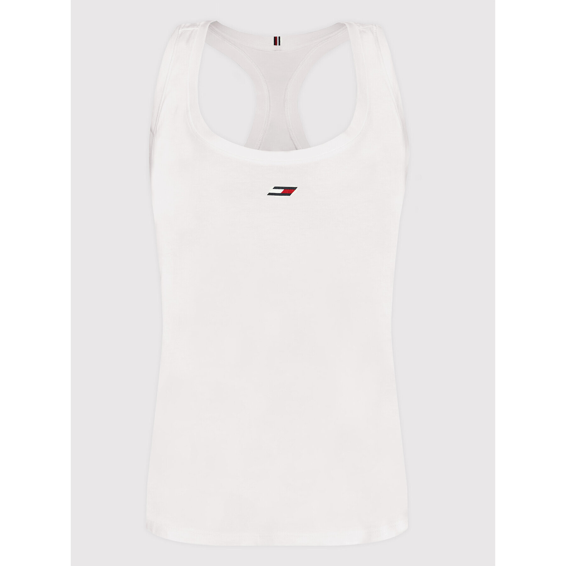 Tommy Hilfiger Curve топ S10S101408 Бял Regular Fit - Pepit.bg