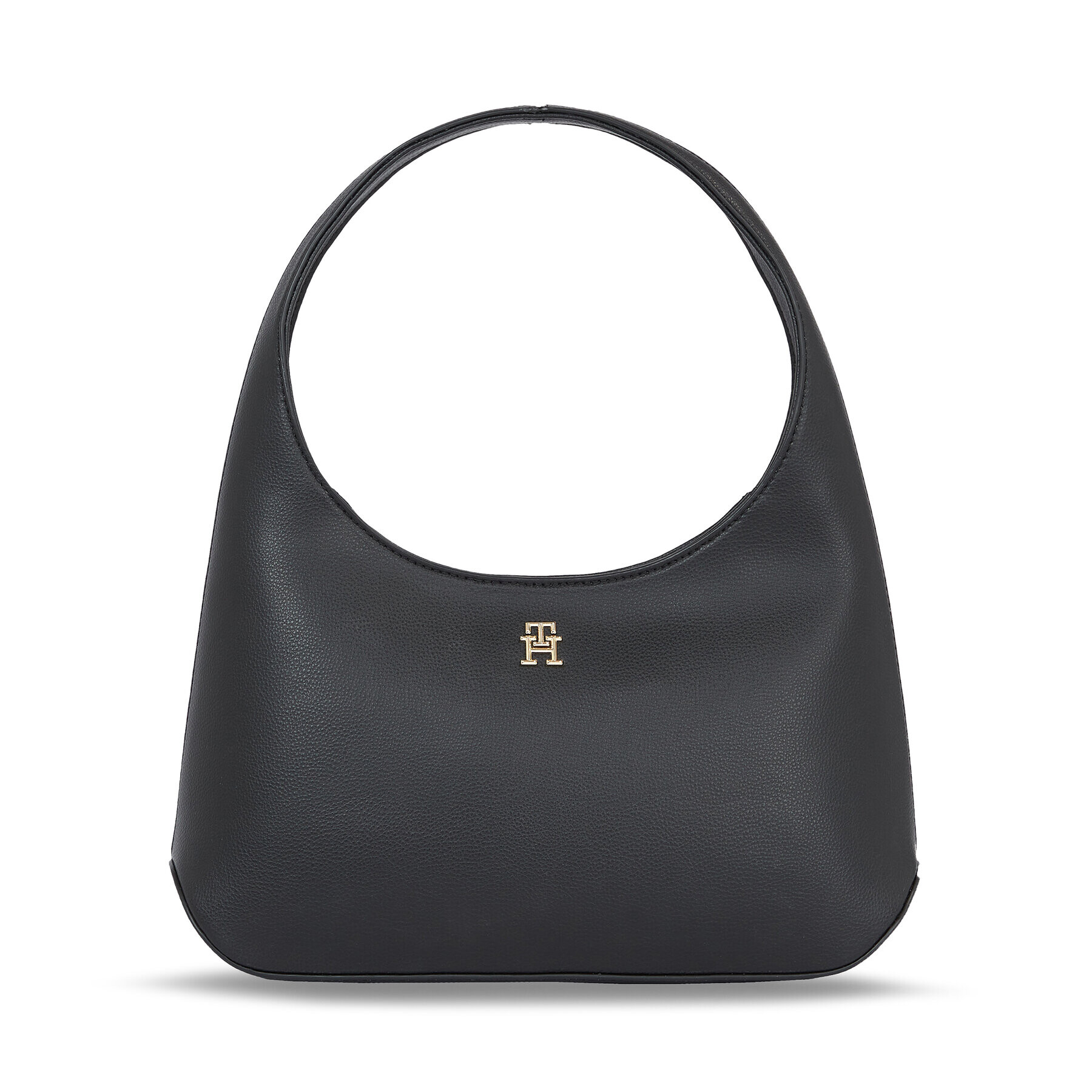 Tommy Hilfiger Дамска чанта Hilfiger Staple Shoulder Bag AW0AW15252 Черен - Pepit.bg