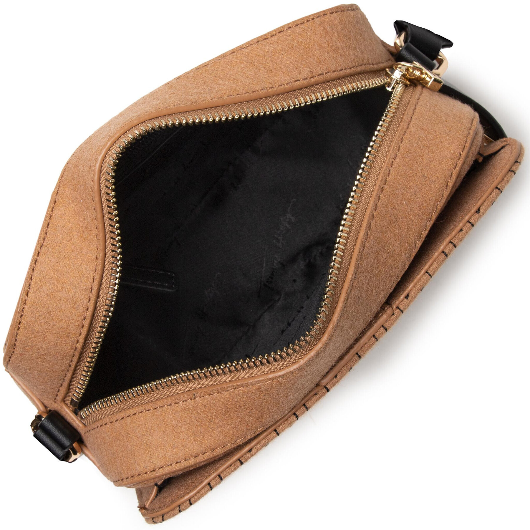 Tommy Hilfiger Дамска чанта Iconic Tommy Camera Bag Mon Embr AW0AW10768 Кафяв - Pepit.bg