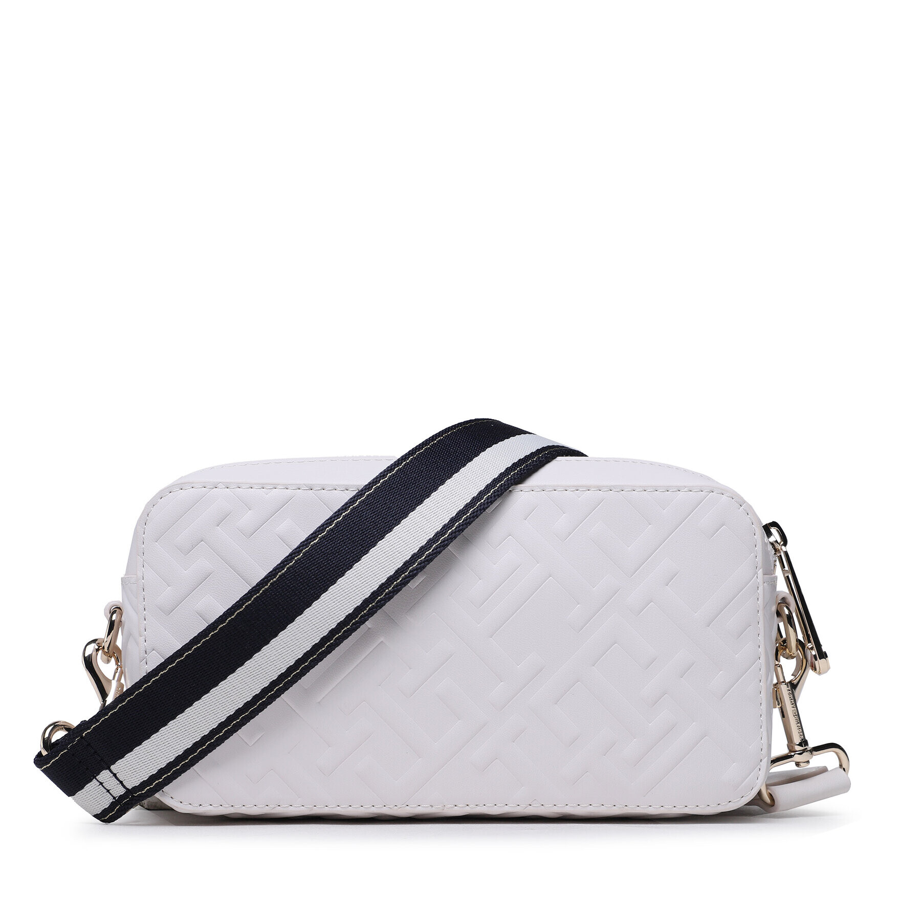 Tommy Hilfiger Дамска чанта Iconic Tommy Camera Bag Mono AW0AW14757 Бял - Pepit.bg