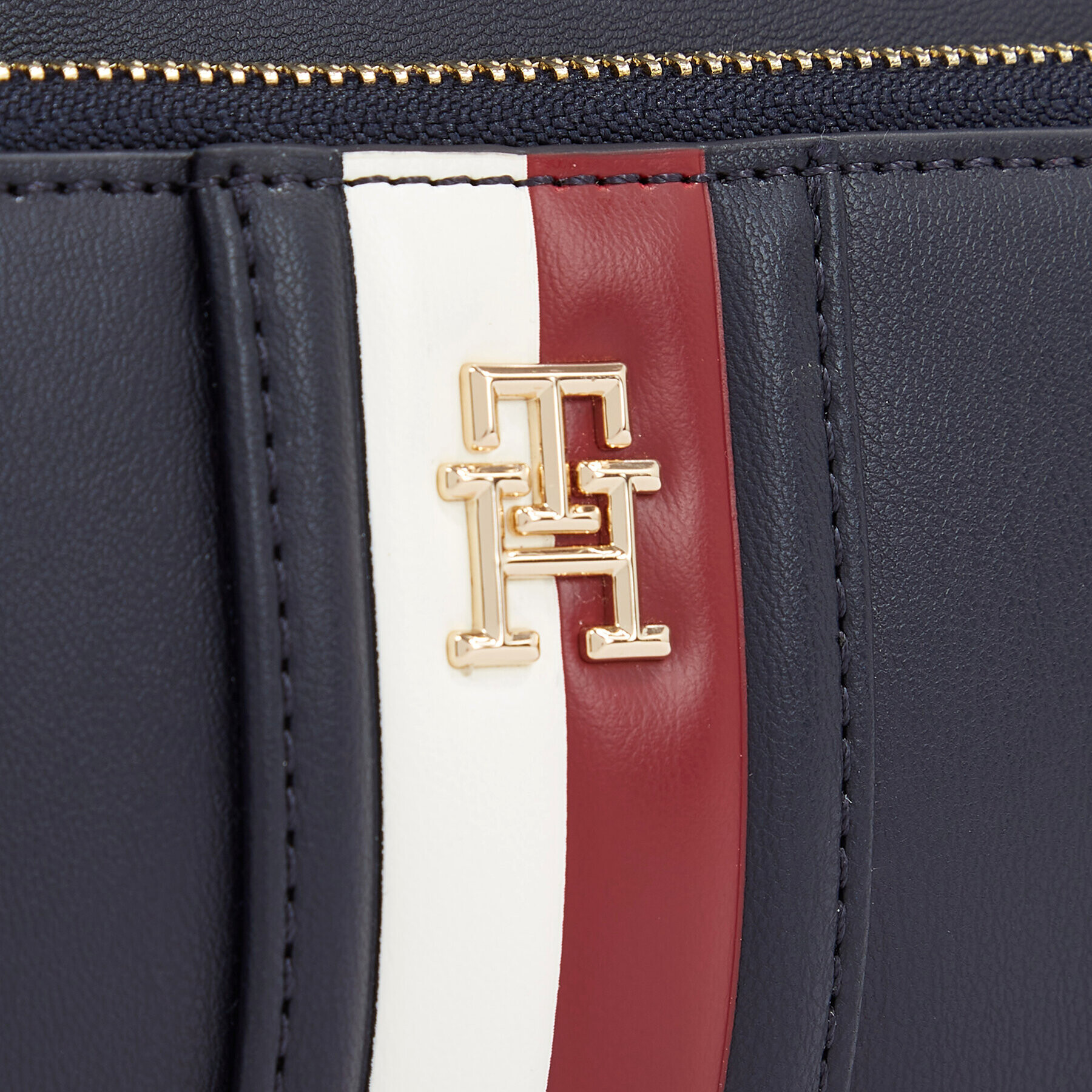 Tommy Hilfiger Дамска чанта Iconic Tommy Camera Bag Puffy AW0AW15880 Син - Pepit.bg