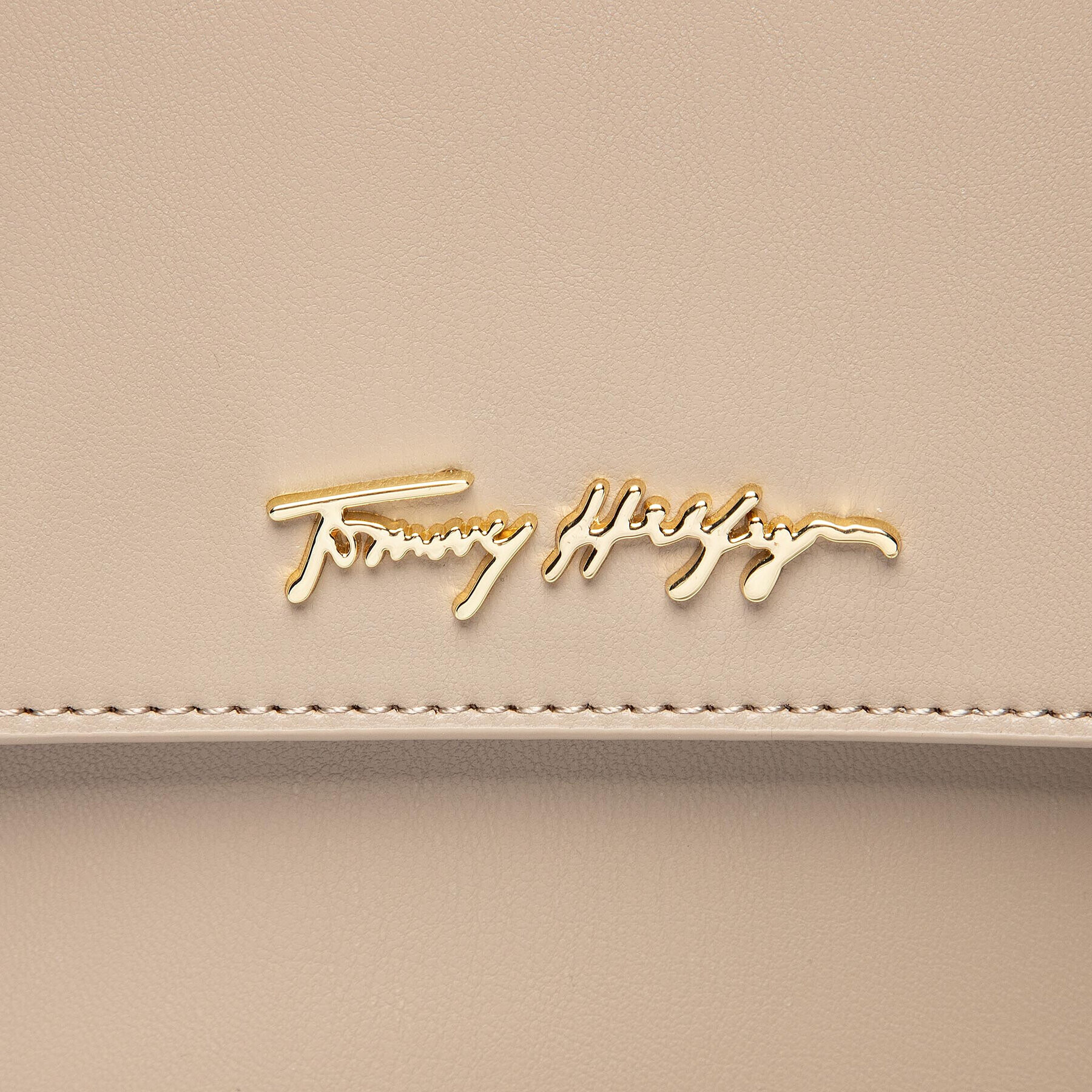 Tommy Hilfiger Дамска чанта Iconic Tommy Shoulder Bag AW0AW12308 Бежов - Pepit.bg