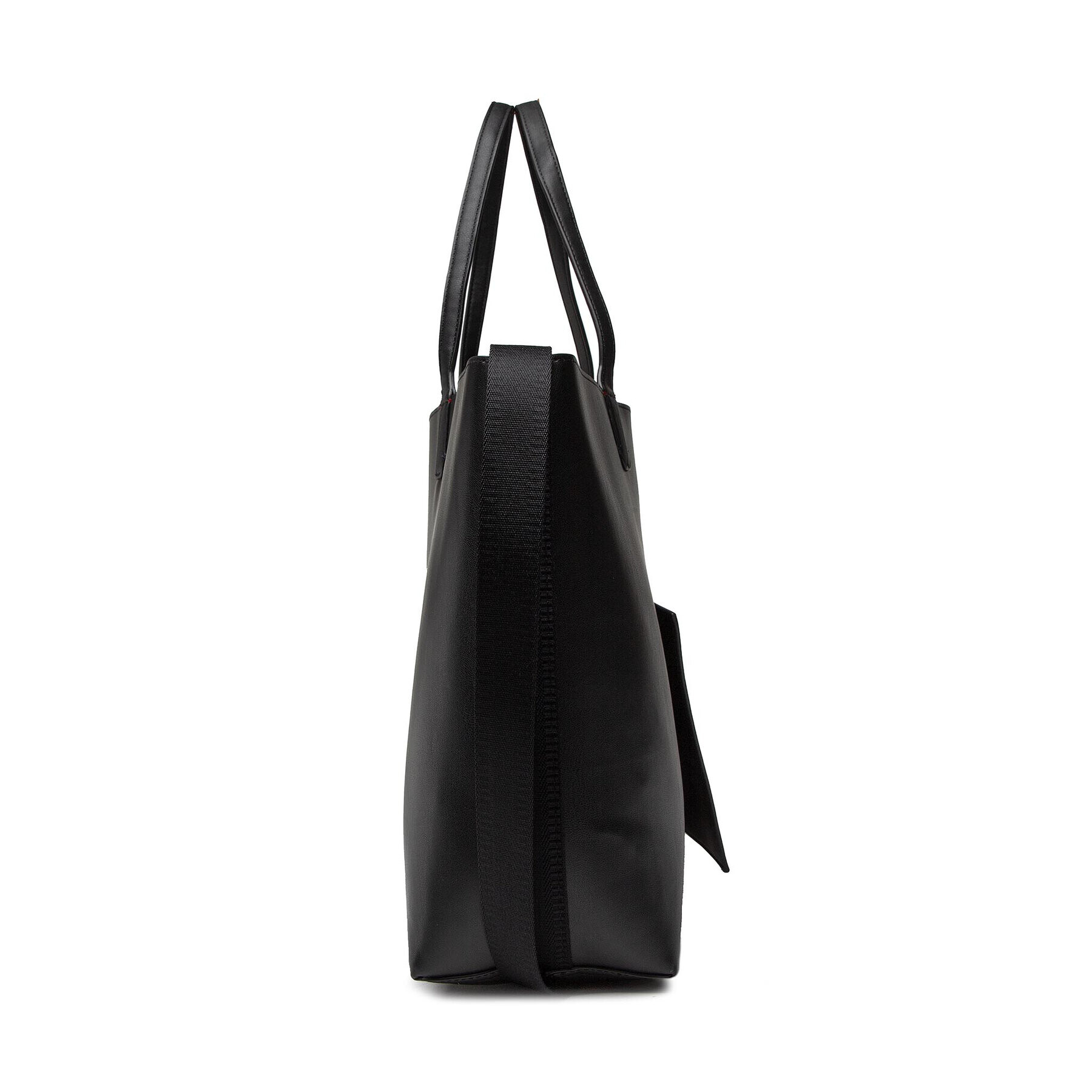 Tommy Hilfiger Дамска чанта Iconic Tommy Tote AW0AW13142 Черен - Pepit.bg