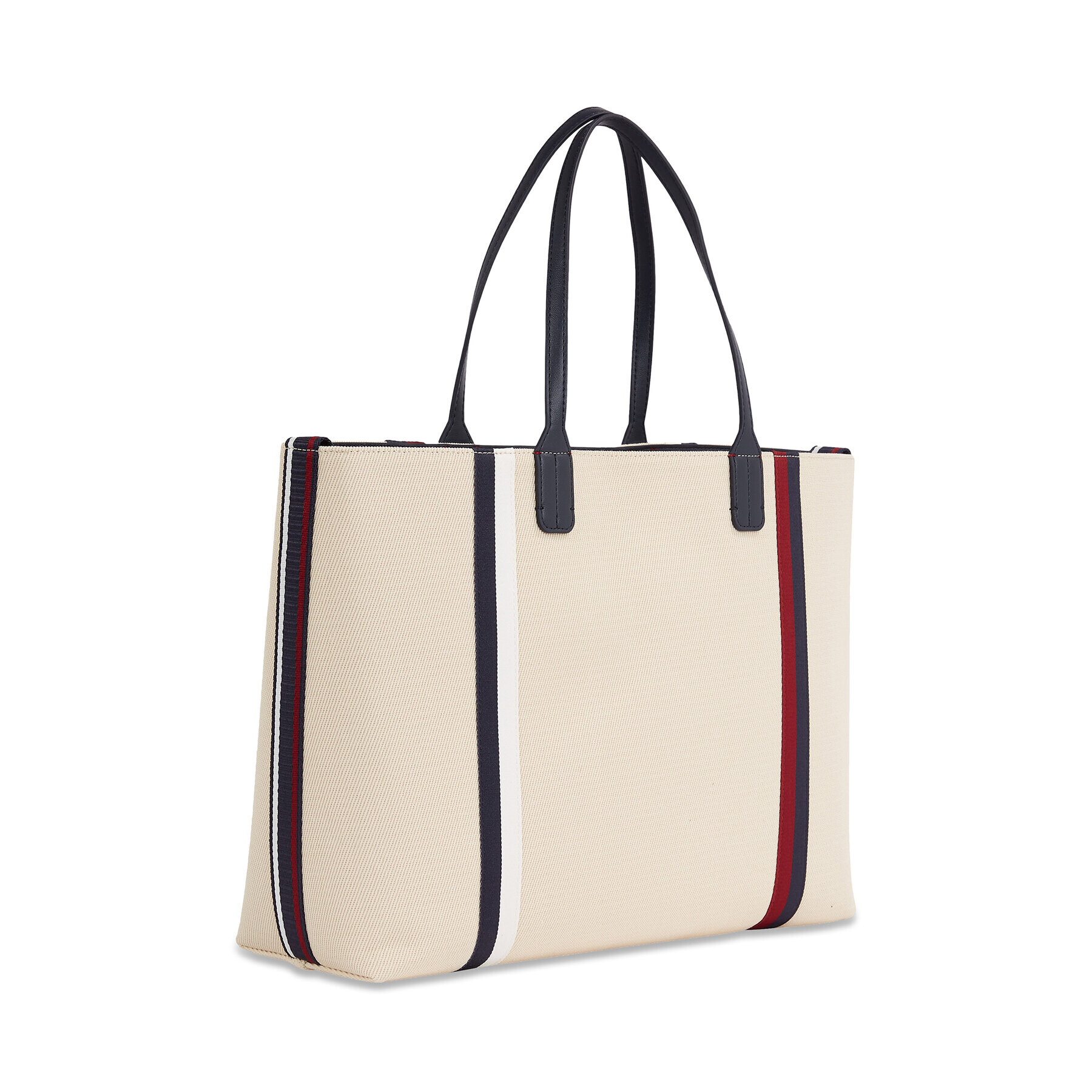 Tommy Hilfiger Дамска чанта Iconic Tommy Tote Corp AW0AW15157 Бежов - Pepit.bg